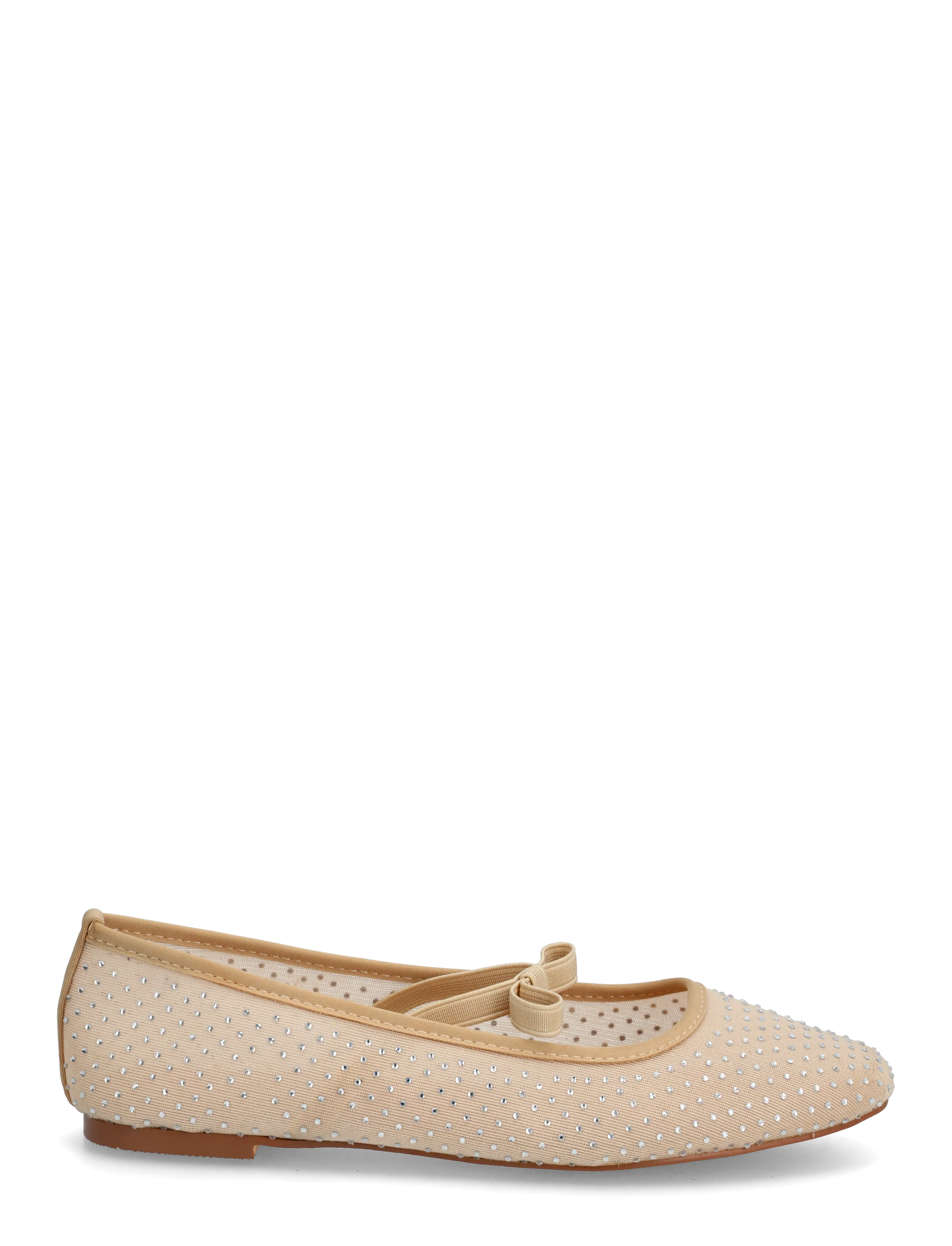 Bianco - Fall Rhinestone Bow Ballerina #M - besondere anlässe - nude - 1