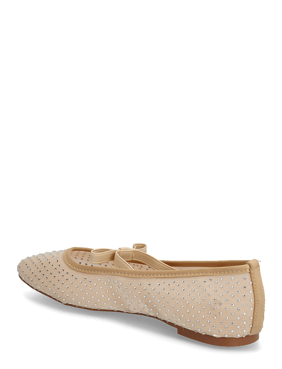 Bianco - Fall Rhinestone Bow Ballerina #M - damen - nude - 2