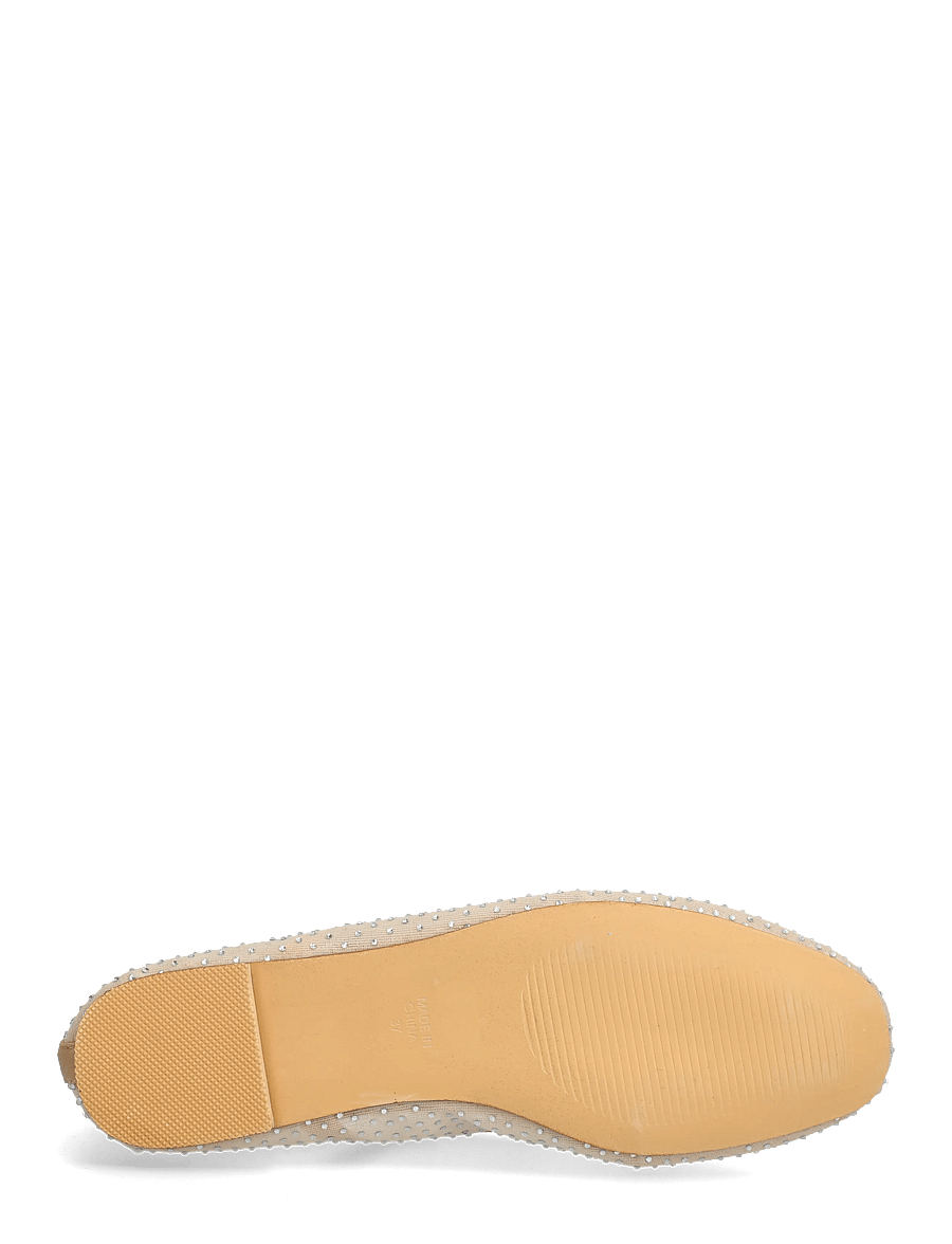 Bianco - Fall Rhinestone Bow Ballerina #M - damen - nude - 4