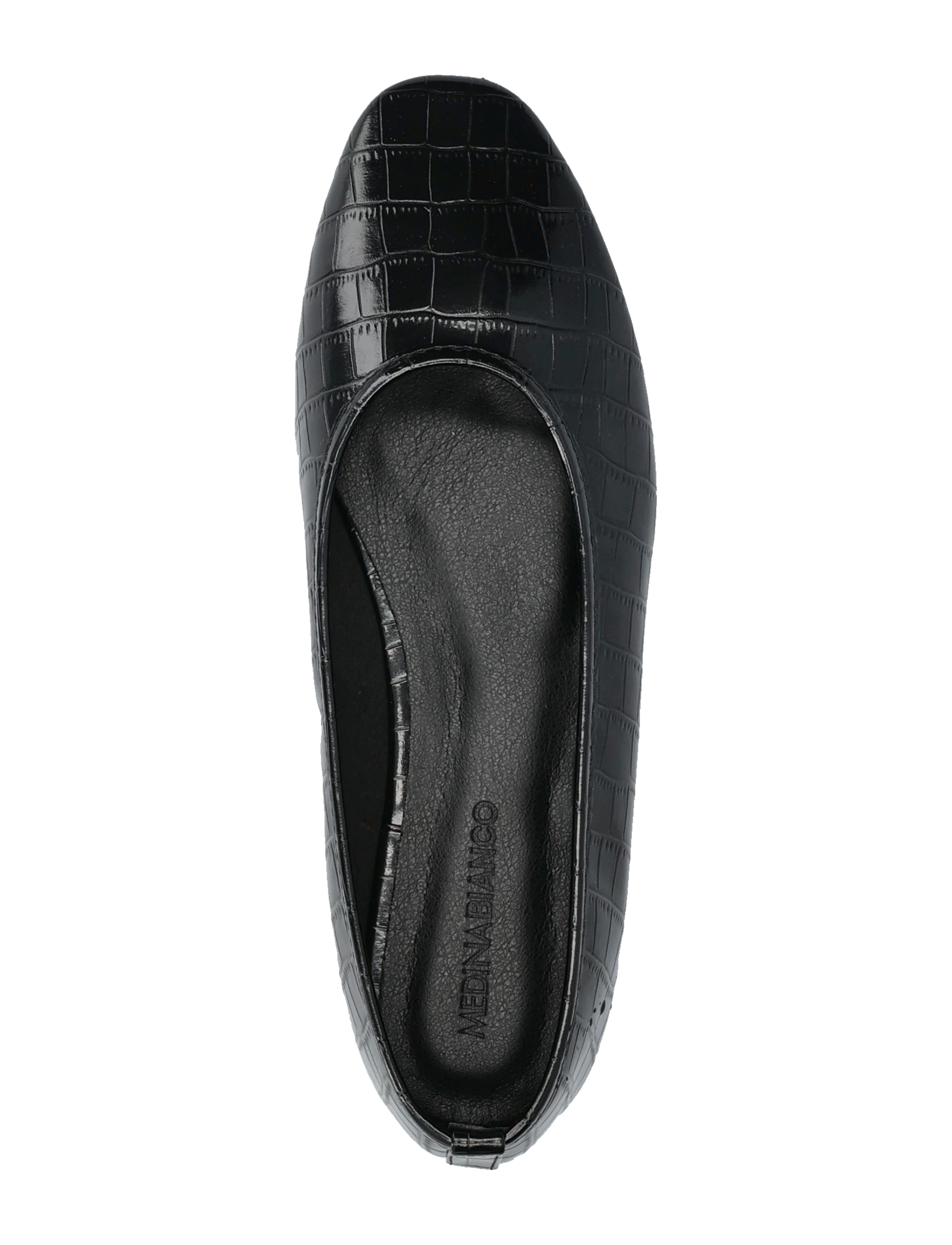 Bianco - Fall Ballerina #C - black croco - 3