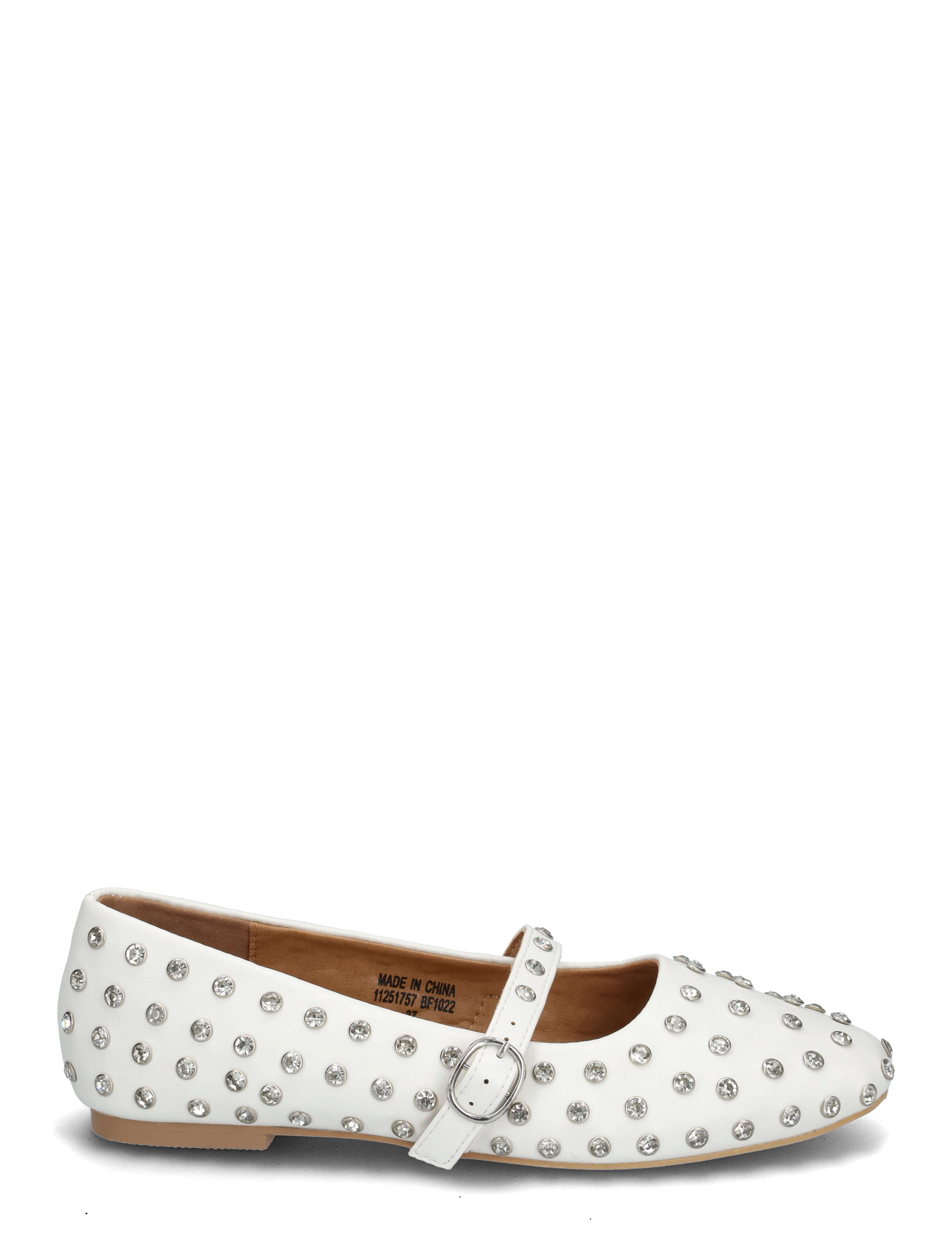 Bianco - Fall Simili Mary Jane #P - naised - white - 2