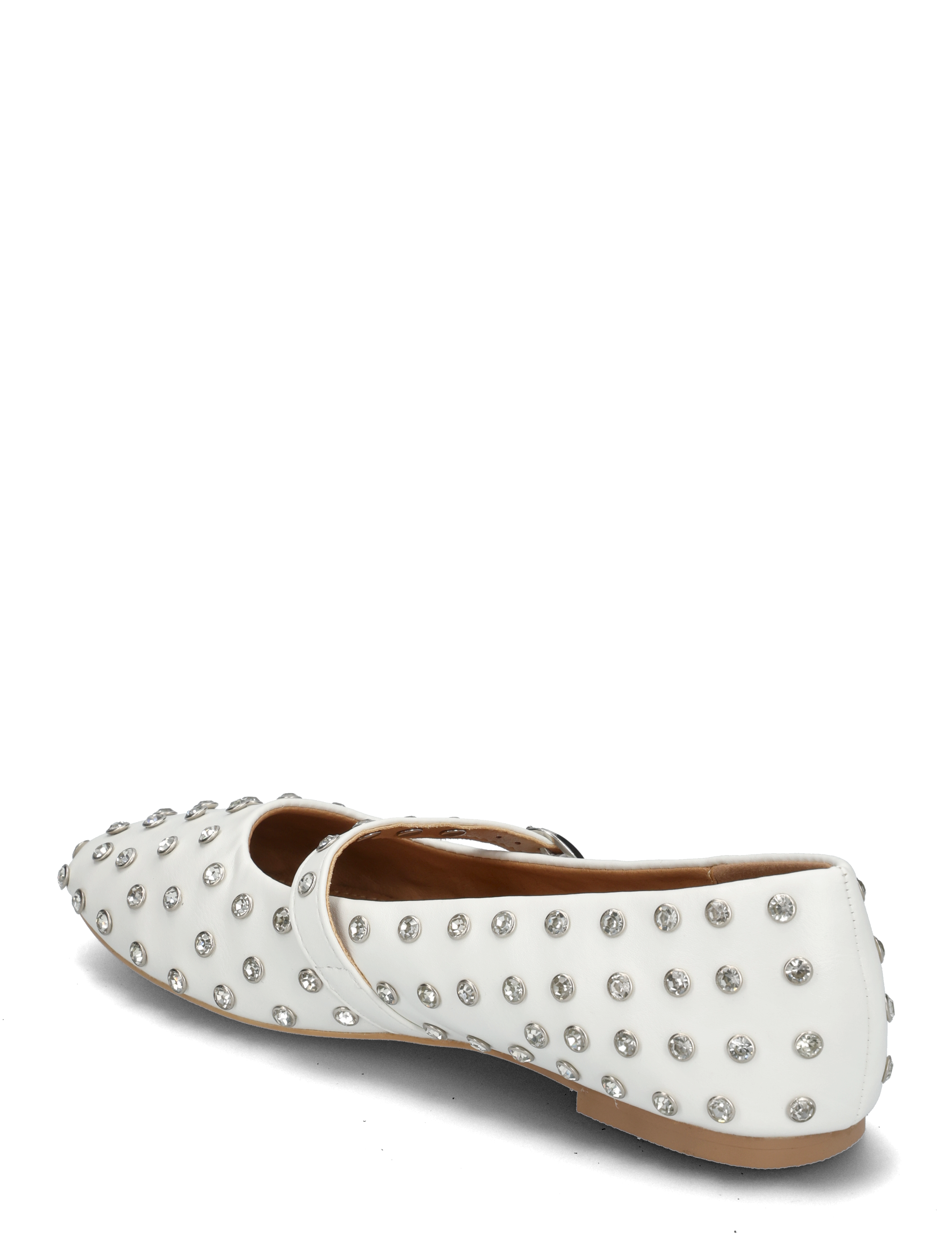 Bianco - Fall Simili Mary Jane #P - naised - white - 3