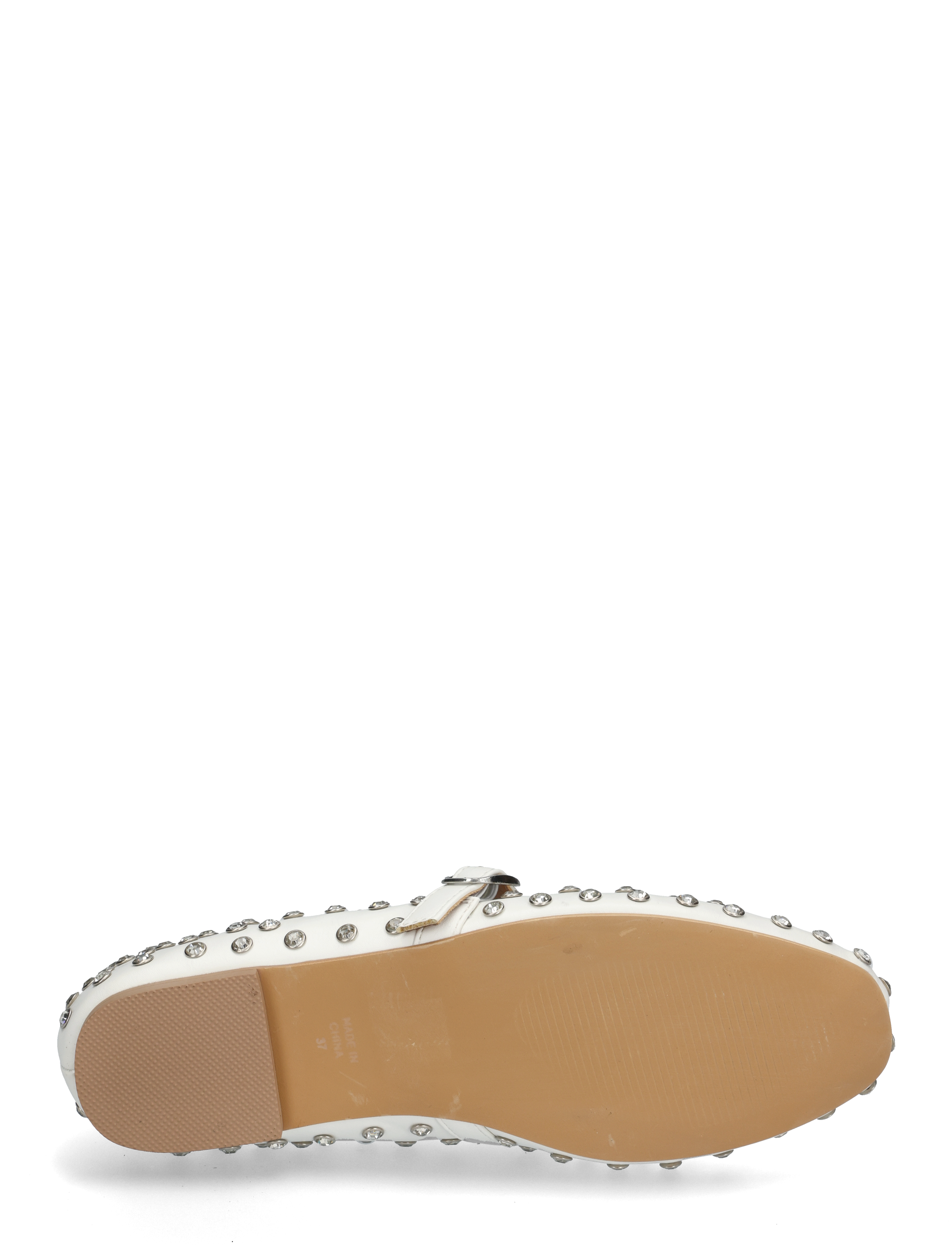Bianco - Fall Simili Mary Jane #P - naised - white - 5