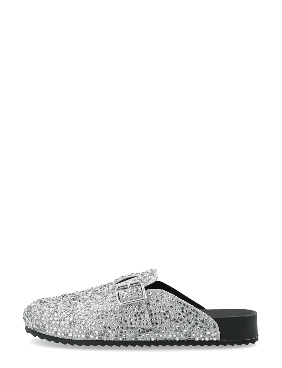 Bianco - Sand Mule Simili Stones #P - silver - 1