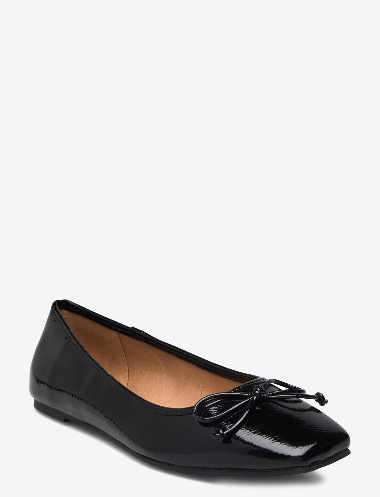 Bianco - BIAROSE Karré Ballet Flat Faux Leather - besondere anlässe - black patent - 1