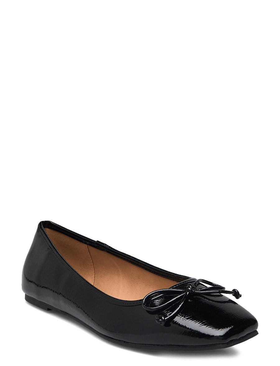 Bianco - BIAROSE Karré Ballet Flat Faux Leather - besondere anlässe - black patent - 1