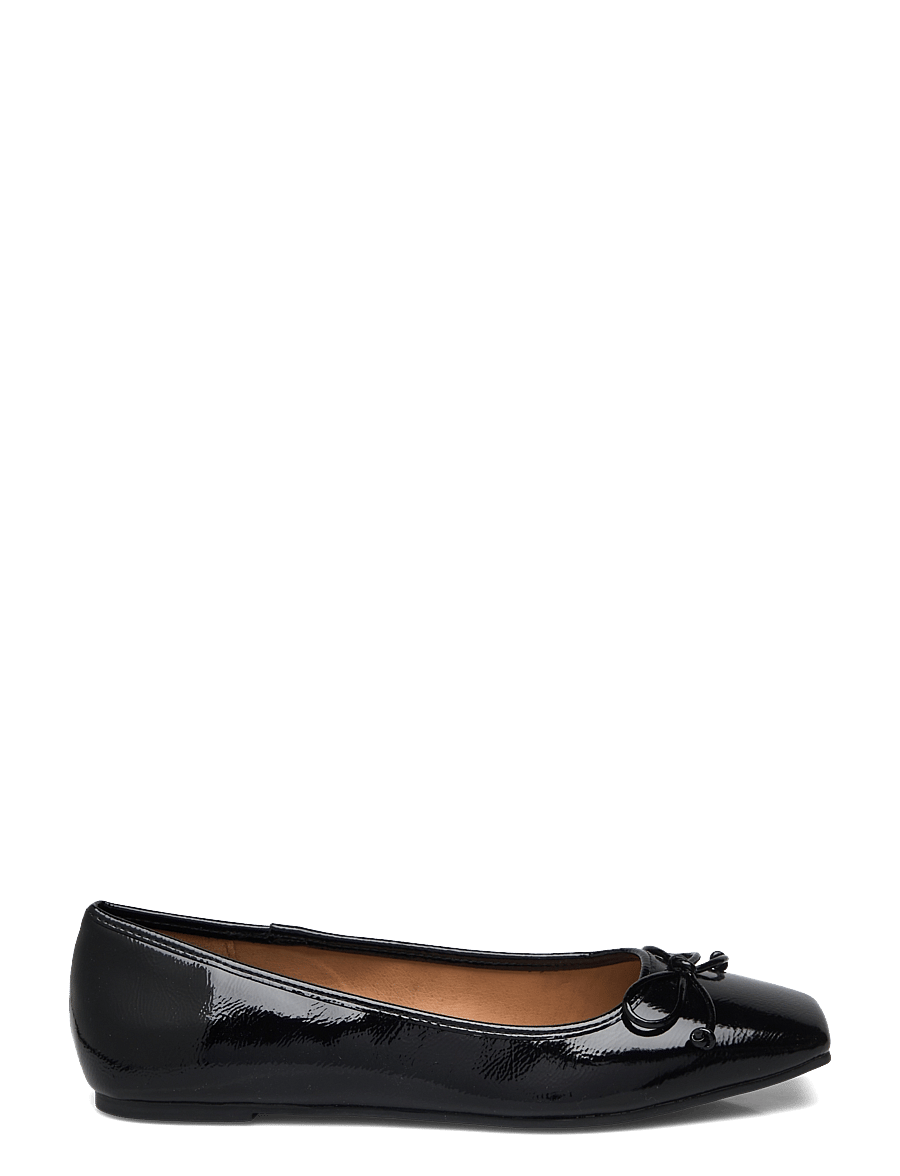 Bianco - BIAROSE Karré Ballet Flat Faux Leather - besondere anlässe - black patent - 2