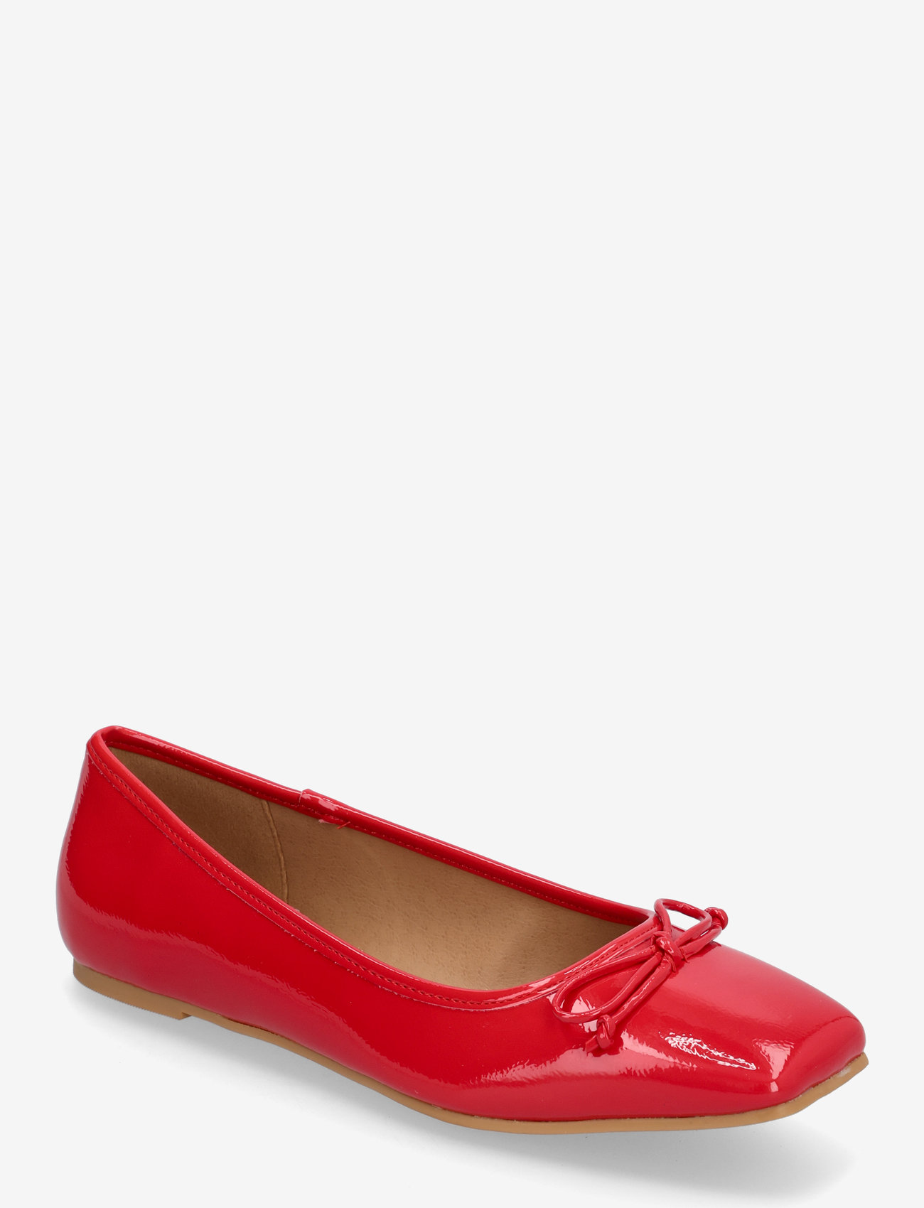 Bianco - BIAROSE Karré Ballet Flat Faux Leather - besondere anlässe - red patent - 1