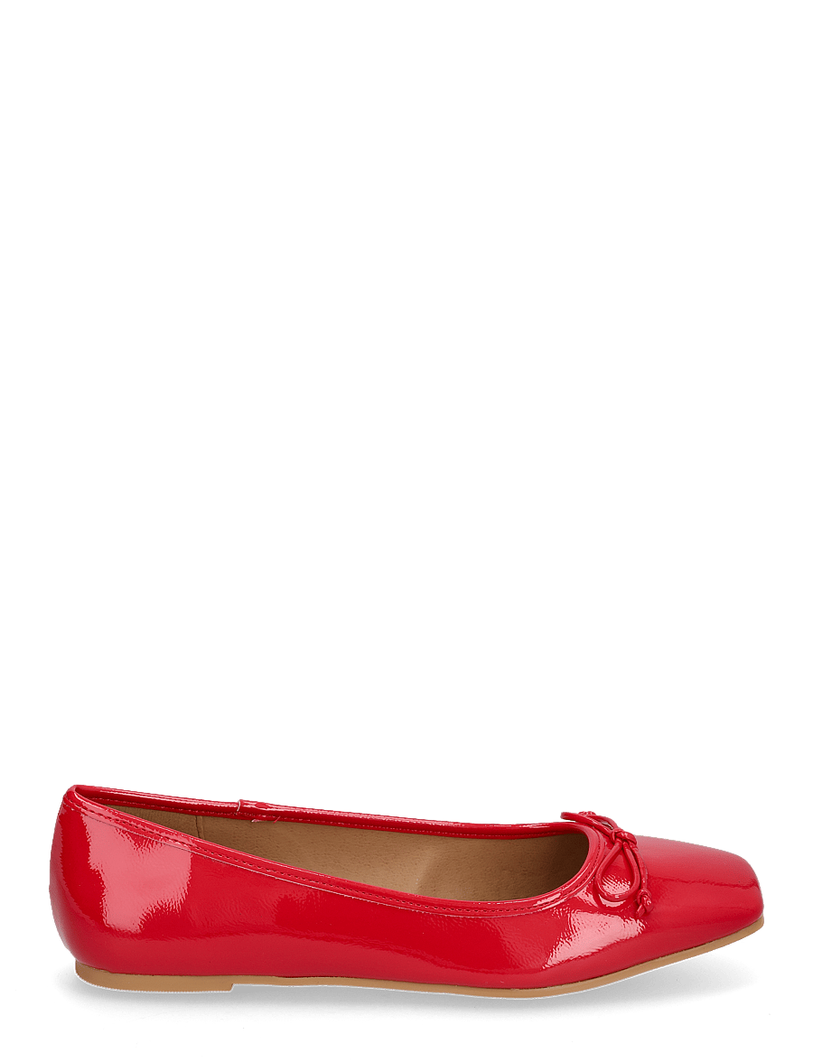 Bianco - BIAROSE Karré Ballet Flat Faux Leather - besondere anlässe - red patent - 2