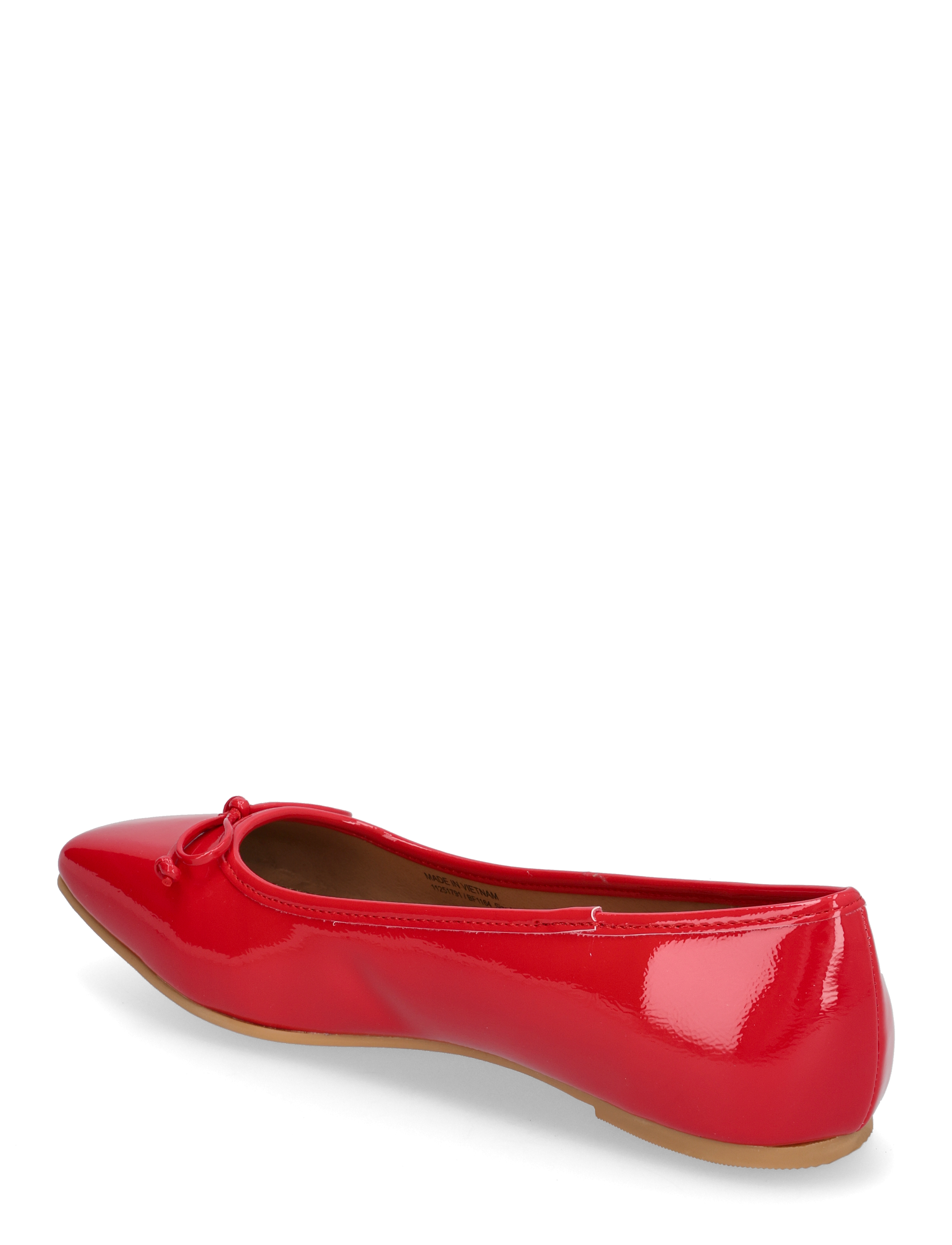 Bianco - BIAROSE Karré Ballet Flat Faux Leather - erilised sündmused - red patent - 3