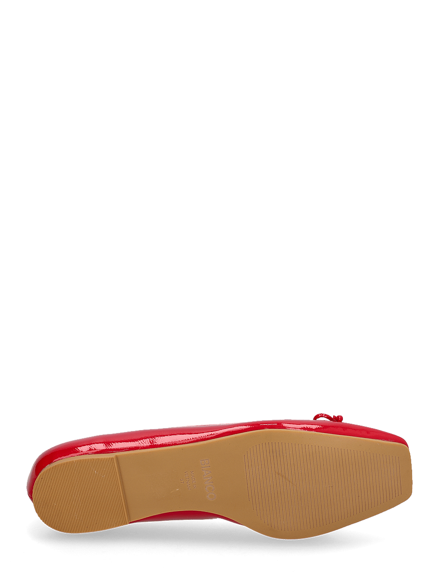 Bianco - BIAROSE Karré Ballet Flat Faux Leather - besondere anlässe - red patent - 5