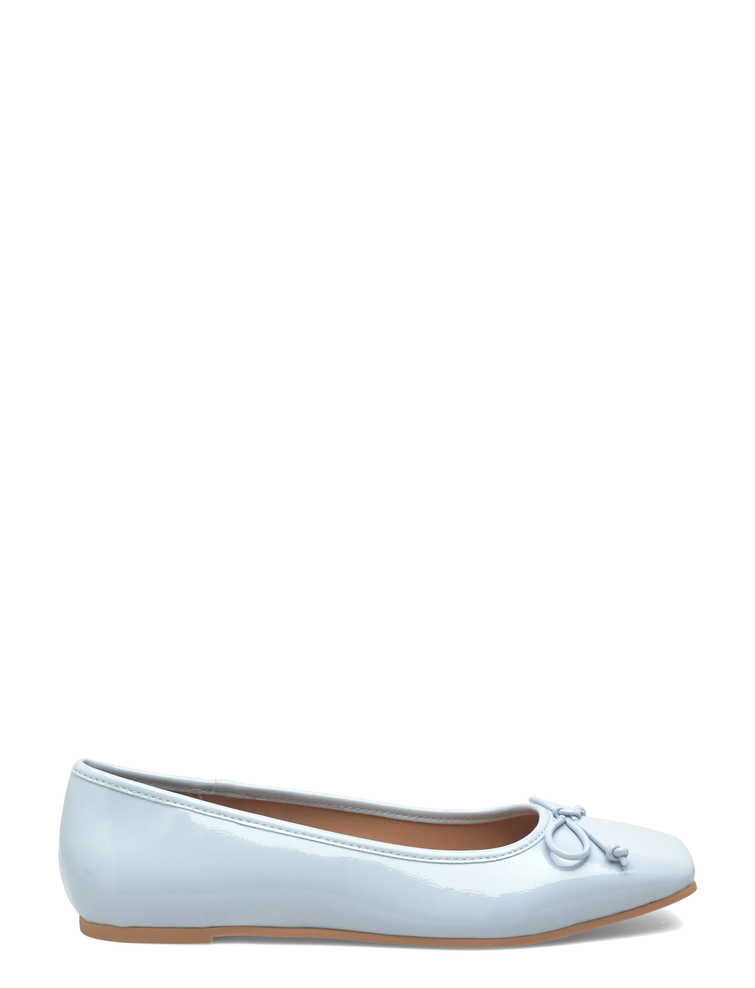 Bianco - BIAROSE Karré Ballet Flat Faux Leather - særlige begivenheder - sky blue patent - 1