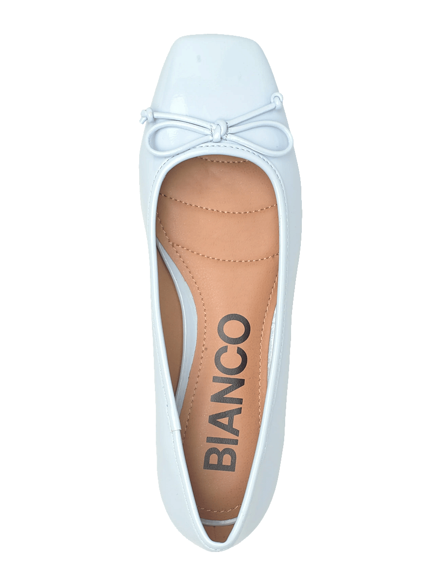 Bianco - BIAROSE Karré Ballet Flat Faux Leather - speciella tillfällen - sky blue patent - 3