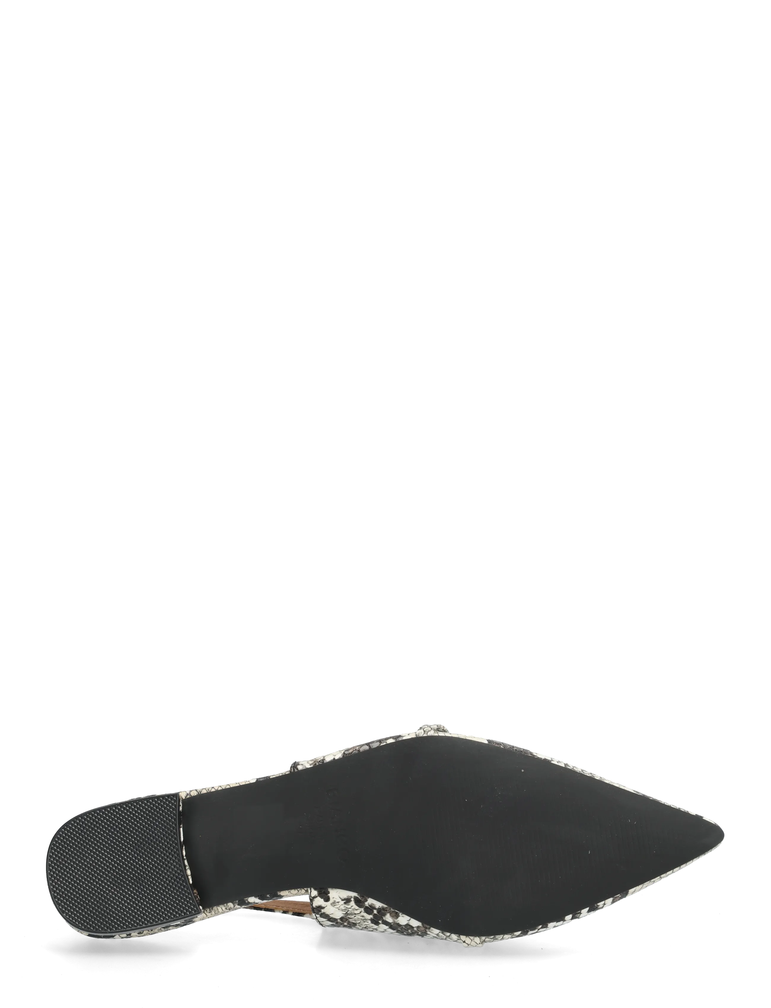 Bianco - BIABARI Pointy Flat Slingback Faux Leather - særlige begivenheder - white snake - 4