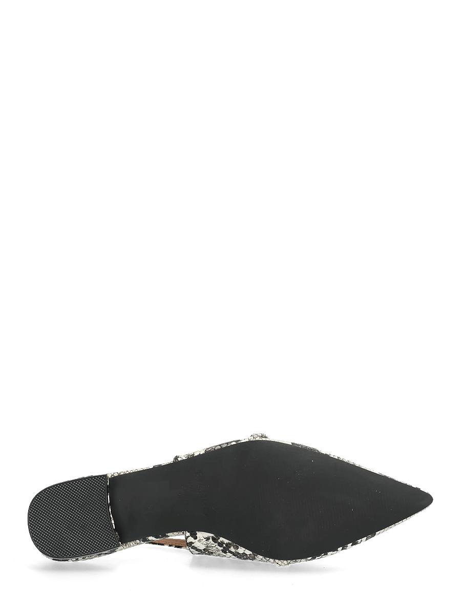 Bianco - BIABARI Pointy Flat Slingback Faux Leather - besondere anlässe - white snake - 4