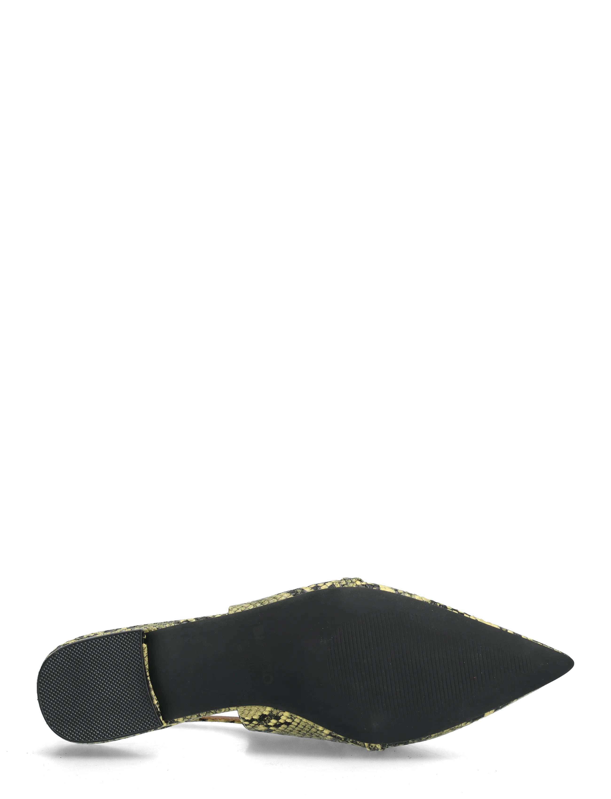 Bianco - BIABARI Pointy Flat Slingback Faux Leather - besondere anlässe - yellow snake - 4