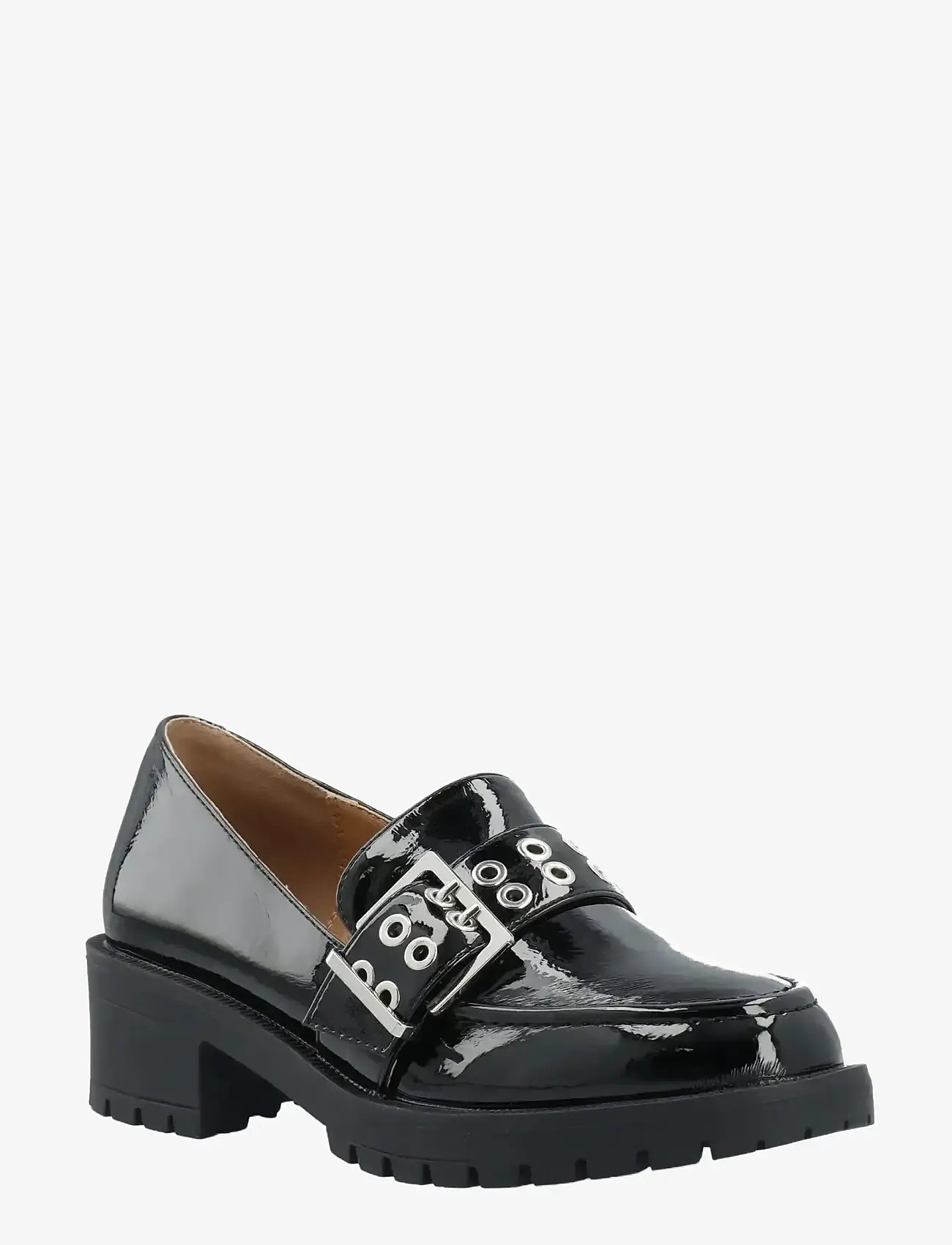 Bianco - BIAPEARL Buckle Loafer Faux Leather - modetrends - black patent - 0