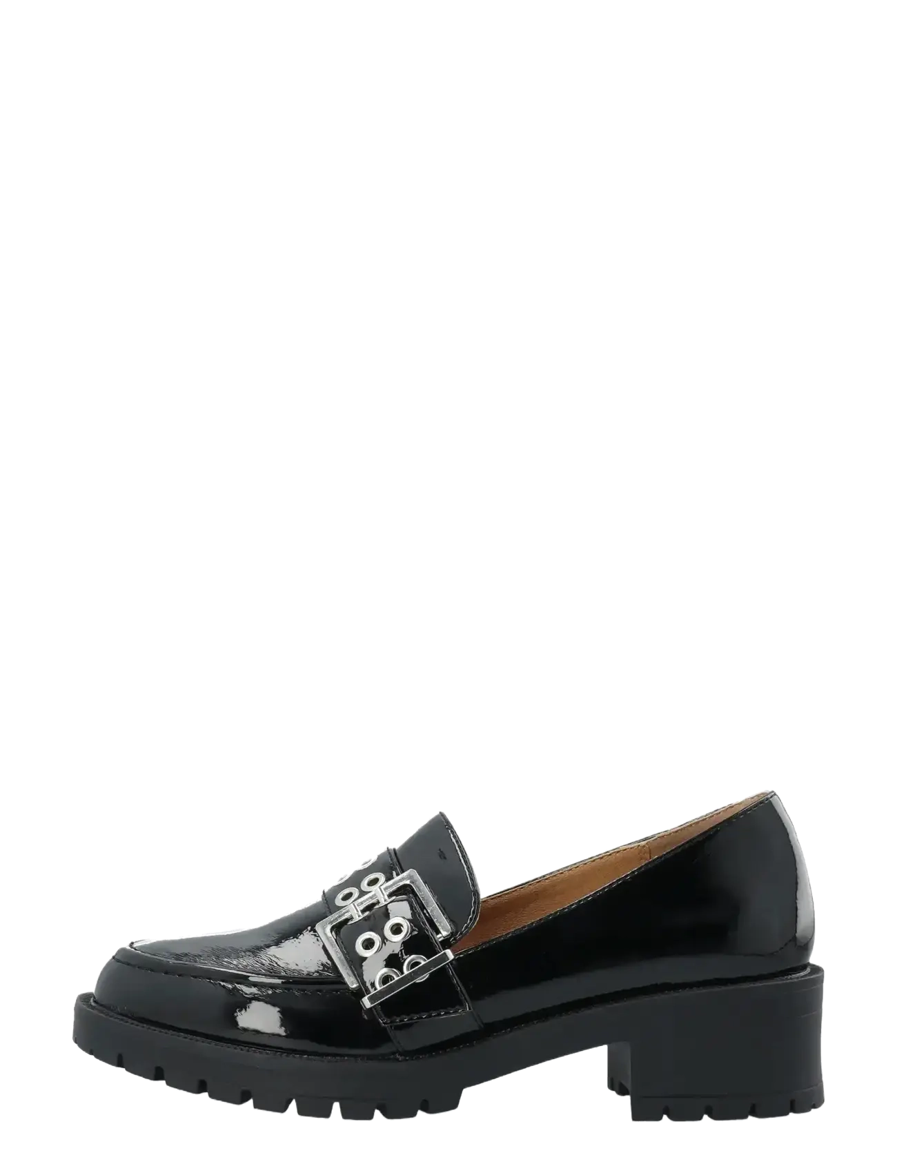Bianco - BIAPEARL Buckle Loafer Faux Leather - fashion trends - black patent - 1