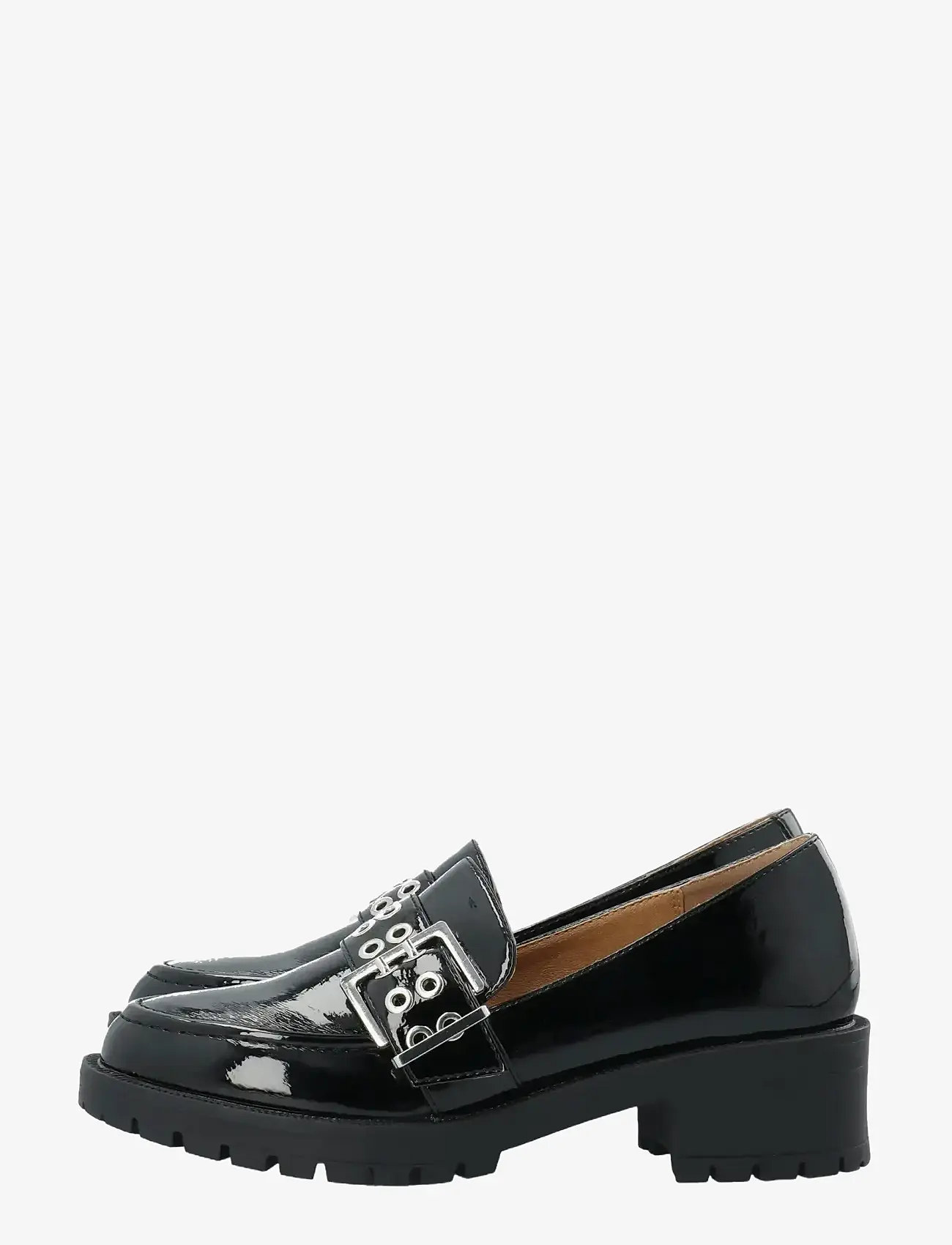 Bianco - BIAPEARL Buckle Loafer Faux Leather - modetrends - black patent - 5