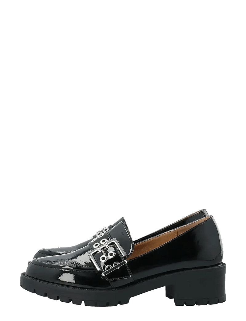 Bianco - BIAPEARL Buckle Loafer Faux Leather - modetrends - black patent - 5