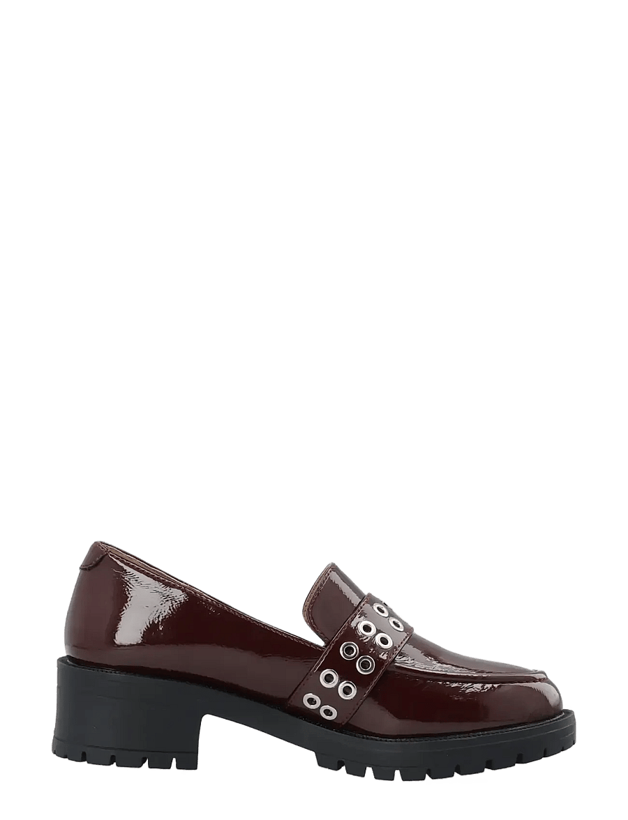 Bianco - BIAPEARL Buckle Loafer Faux Leather - modetrends - burgundy patent - 3