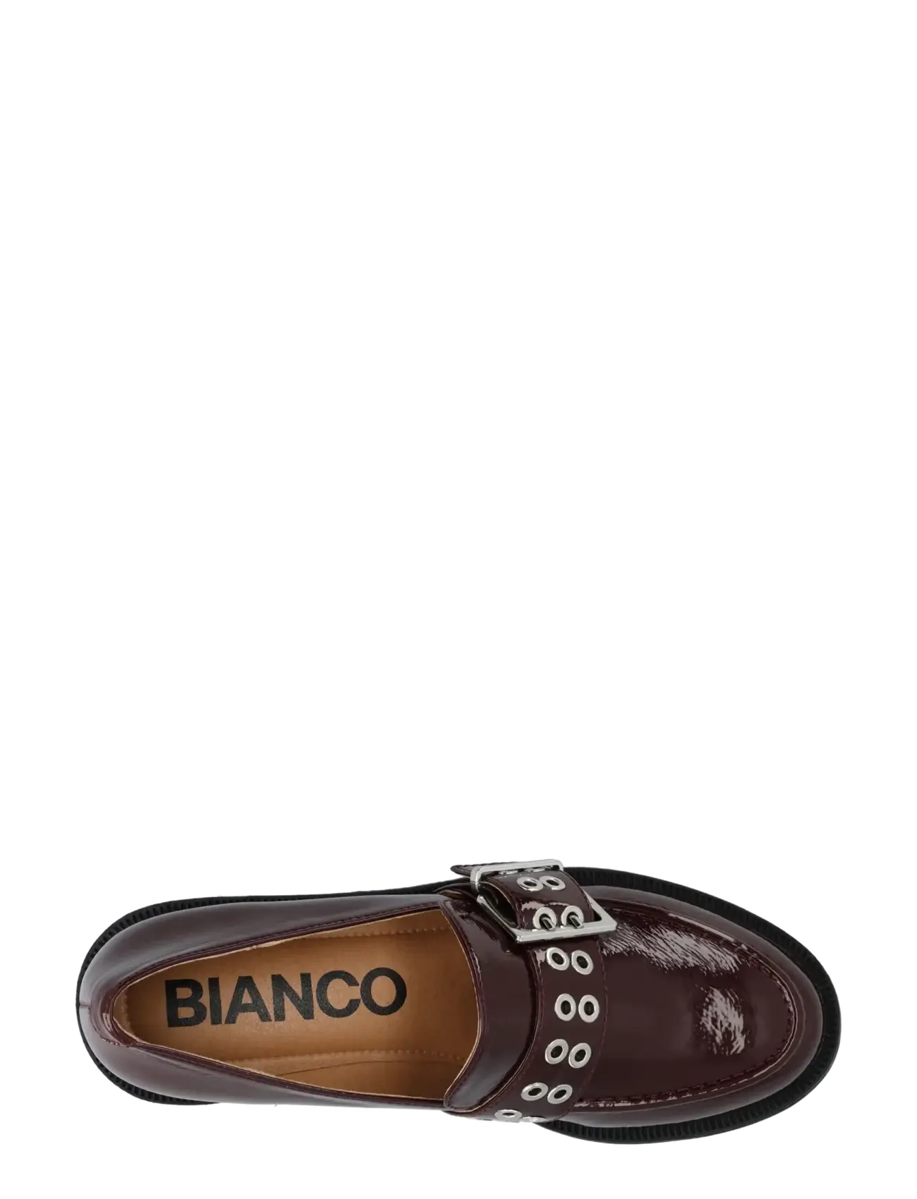 Bianco - BIAPEARL Buckle Loafer Faux Leather - fashion trends - burgundy patent - 4