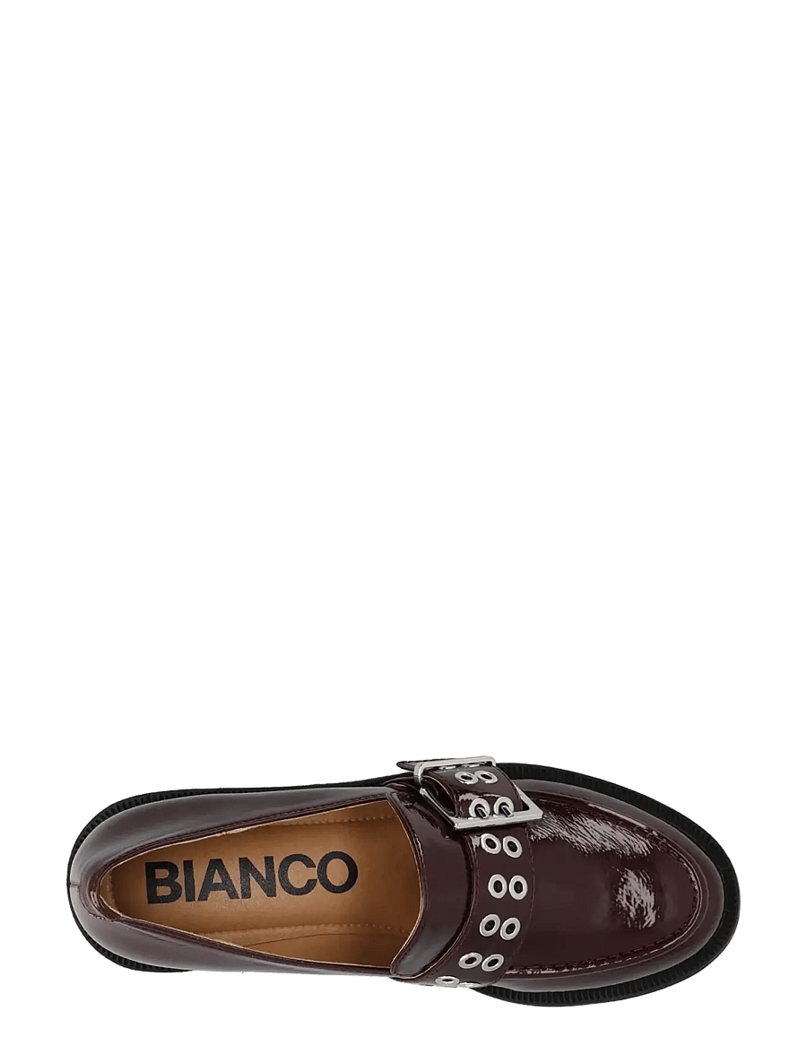 Bianco - BIAPEARL Buckle Loafer Faux Leather - modetrends - burgundy patent - 4
