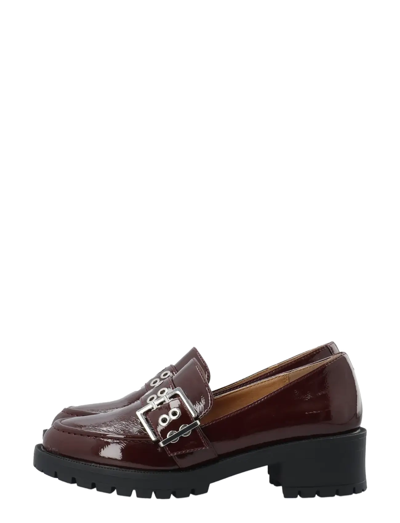 Bianco - BIAPEARL Buckle Loafer Faux Leather - fashion trends - burgundy patent - 5