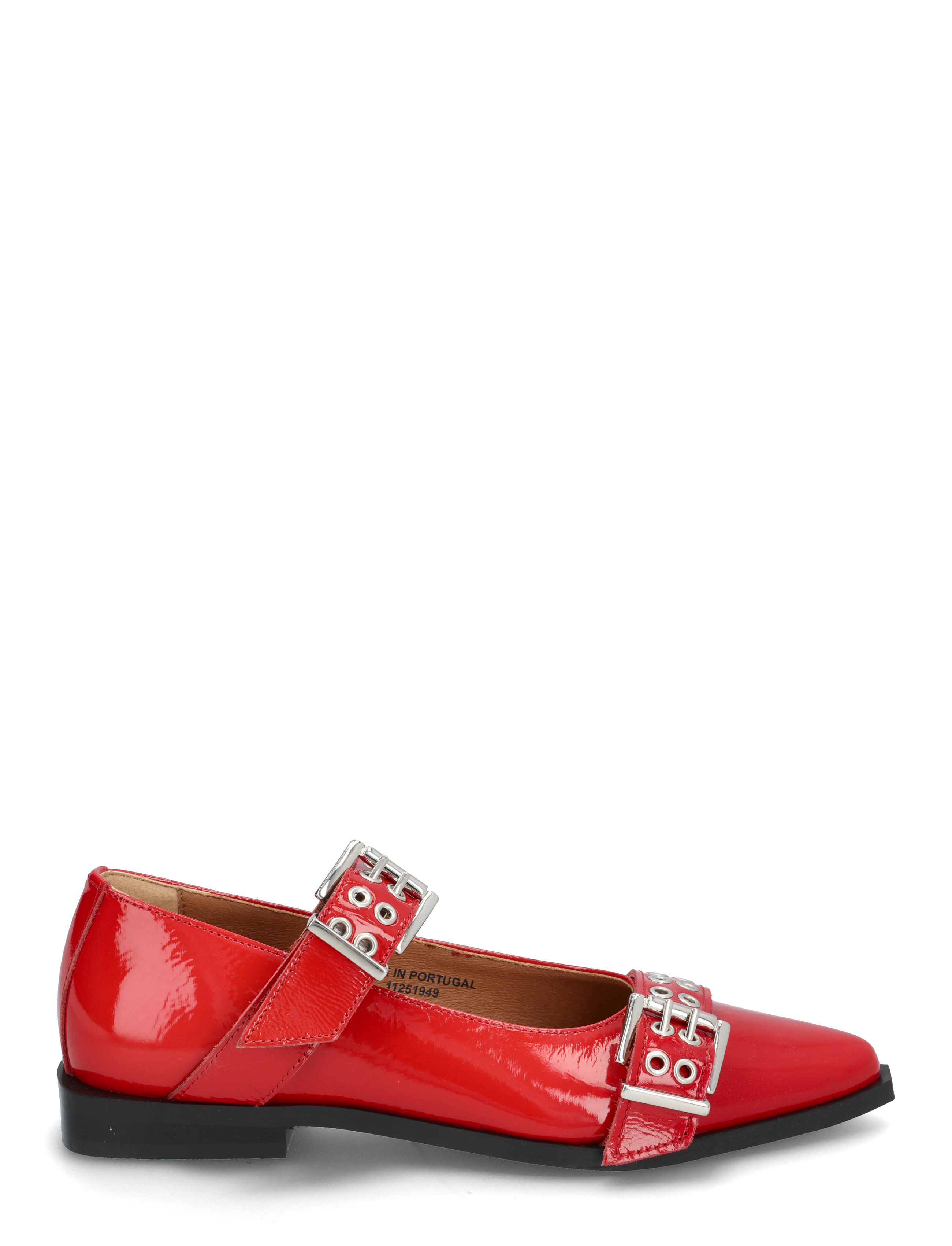 Bianco - BIAVICTORIA Double Buckle Ballet Flat Nappalak - special occasions - red - 1