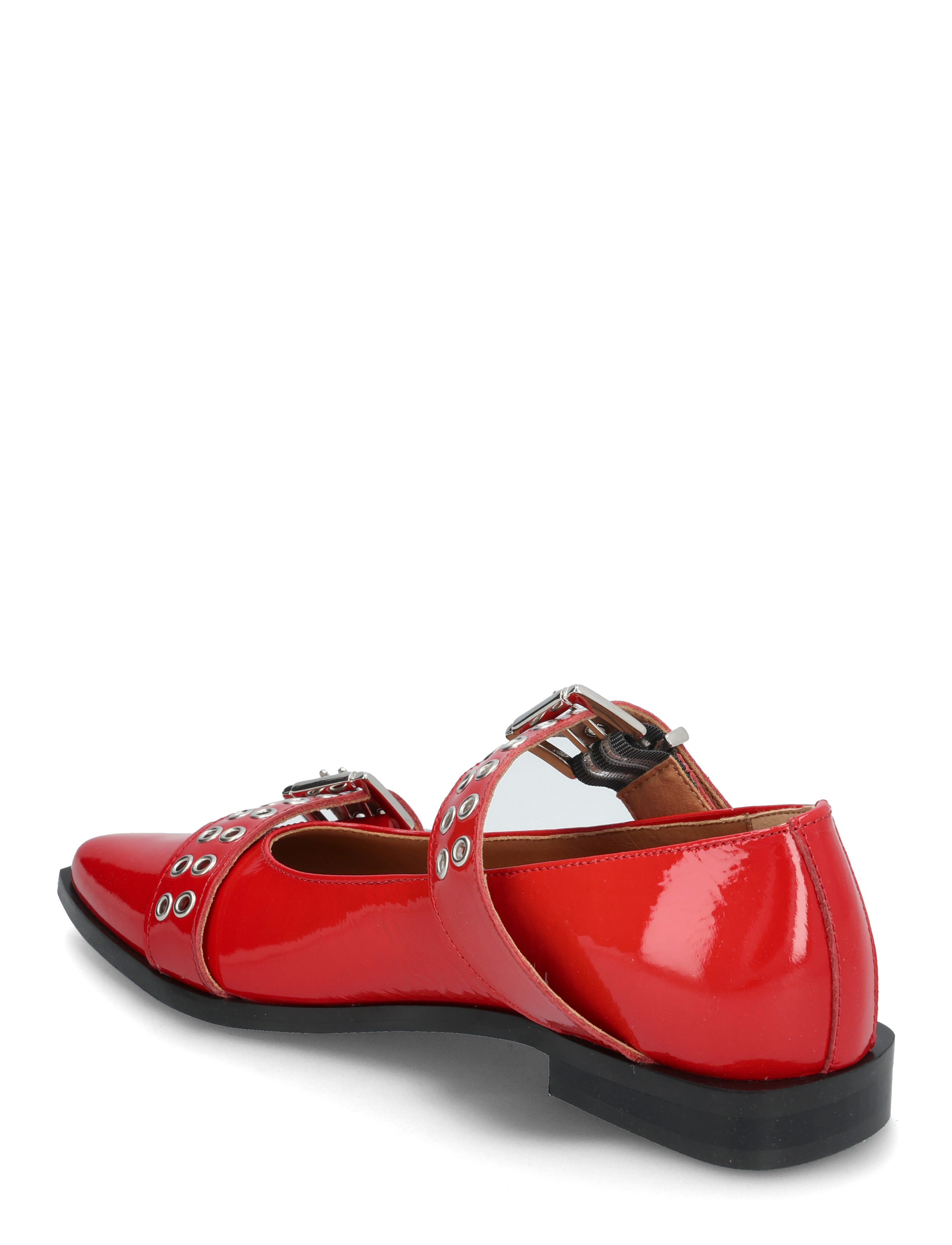 Bianco - BIAVICTORIA Double Buckle Ballet Flat Nappalak - special occasions - red - 2