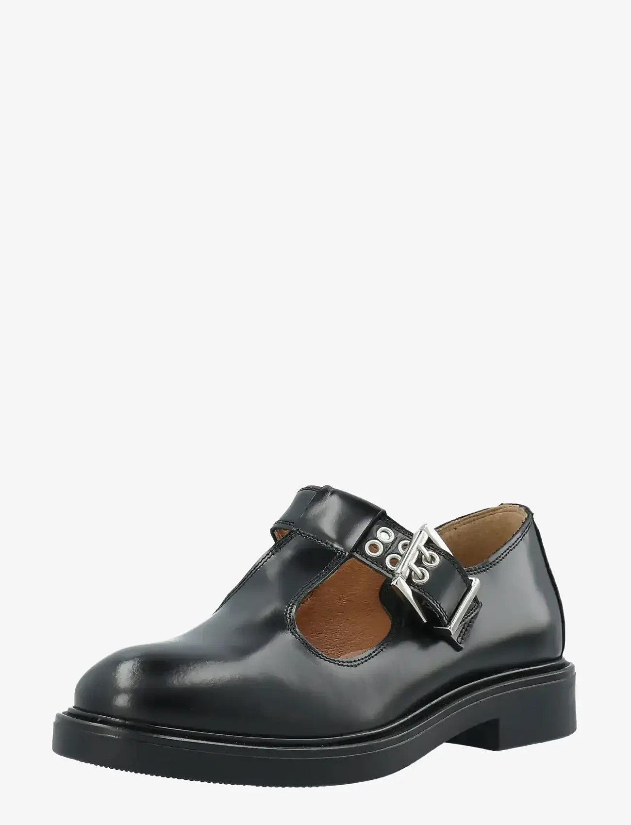 Bianco - BIAADDA T-Strap Mary Jane Polido - erityistilaisuudet - black - 2