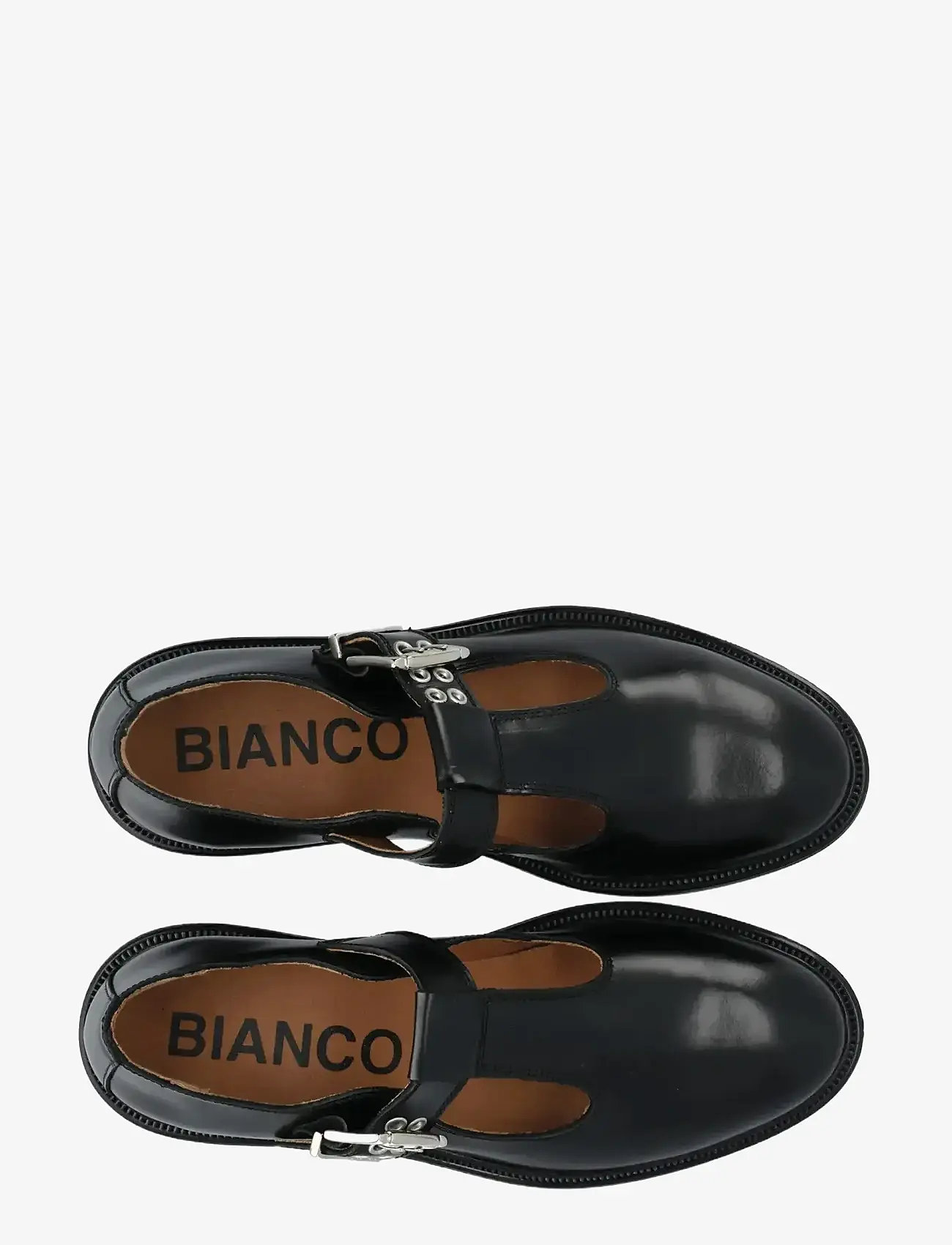 Bianco - BIAADDA T-Strap Mary Jane Polido - erityistilaisuudet - black - 4