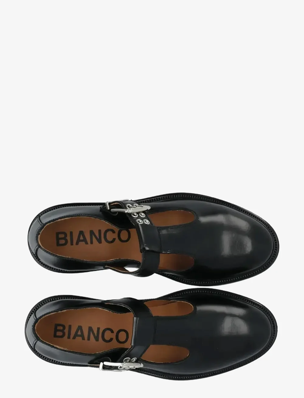 Bianco - BIAADDA T-Strap Mary Jane Polido - særlige begivenheder - black - 4