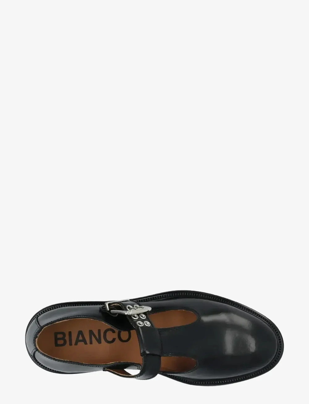 Bianco - BIAADDA T-Strap Mary Jane Polido - særlige begivenheder - black - 5