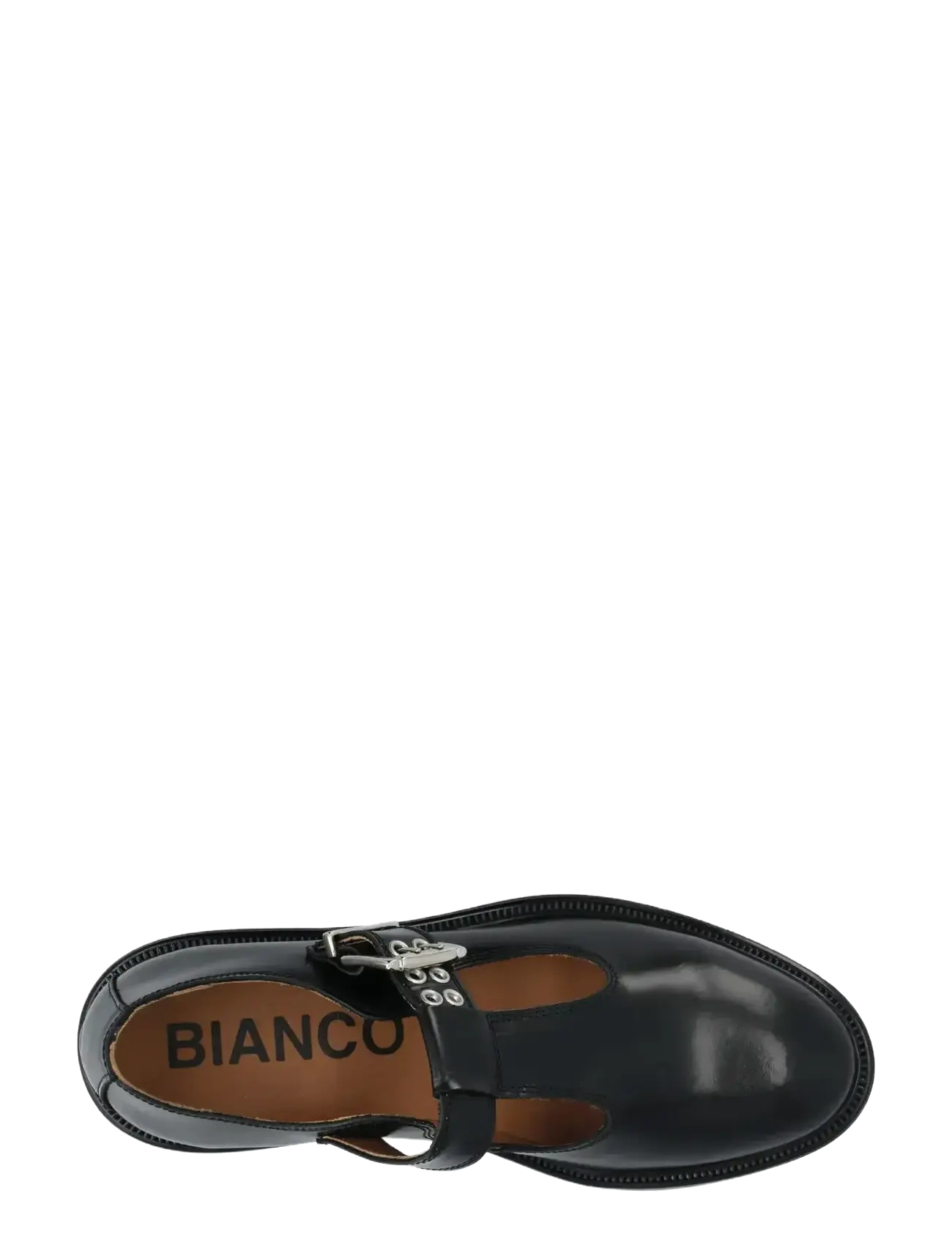 Bianco - BIAADDA T-Strap Mary Jane Polido - særlige begivenheder - black - 5