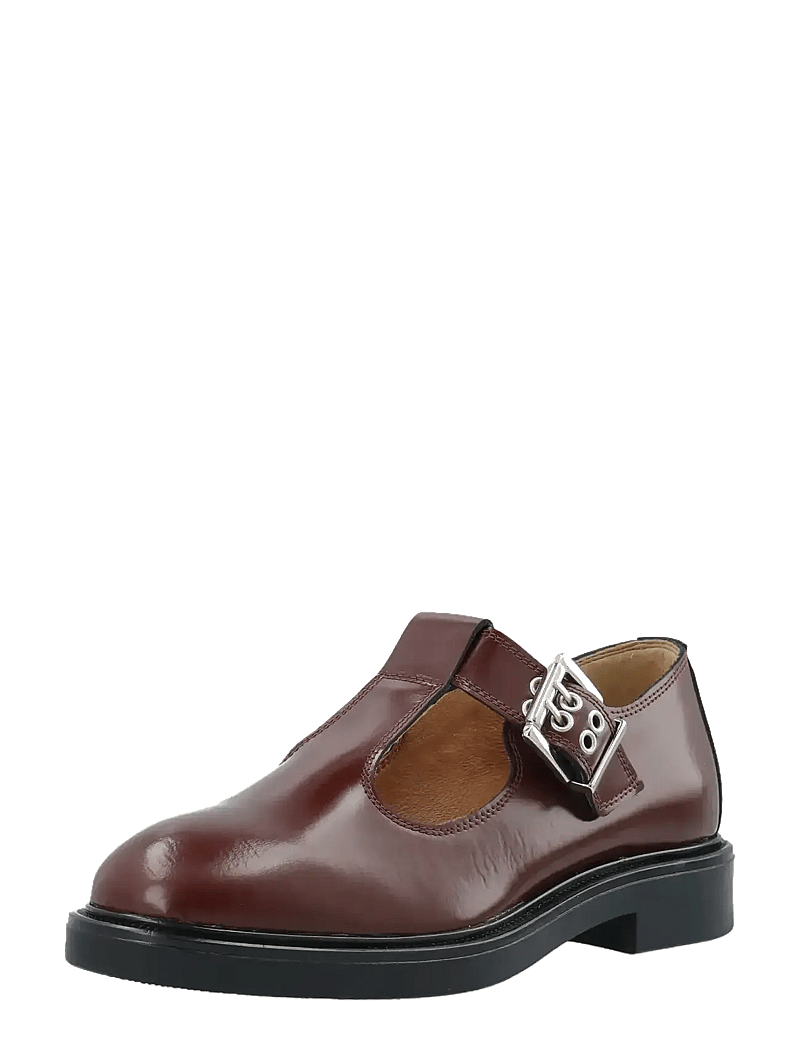 Bianco - BIAADDA T-Strap Mary Jane Polido - særlige begivenheder - burgundy - 2