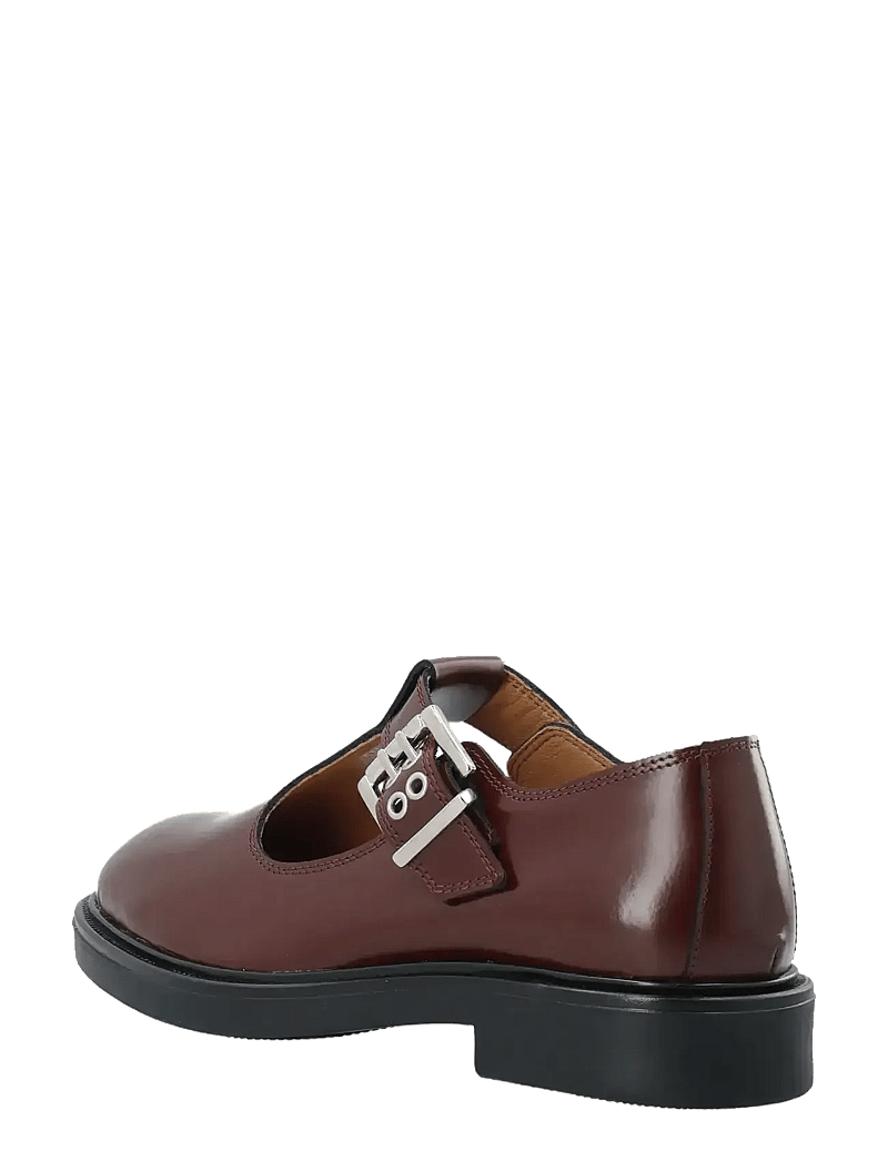 Bianco - BIAADDA T-Strap Mary Jane Polido - særlige begivenheder - burgundy - 3