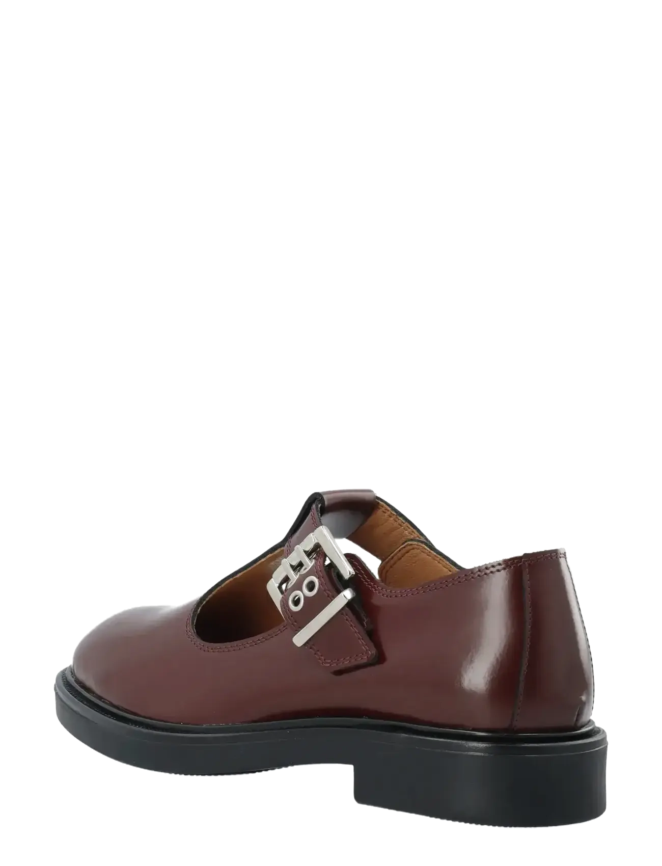Bianco - BIAADDA T-Strap Mary Jane Polido - ypatingos progos - burgundy - 3