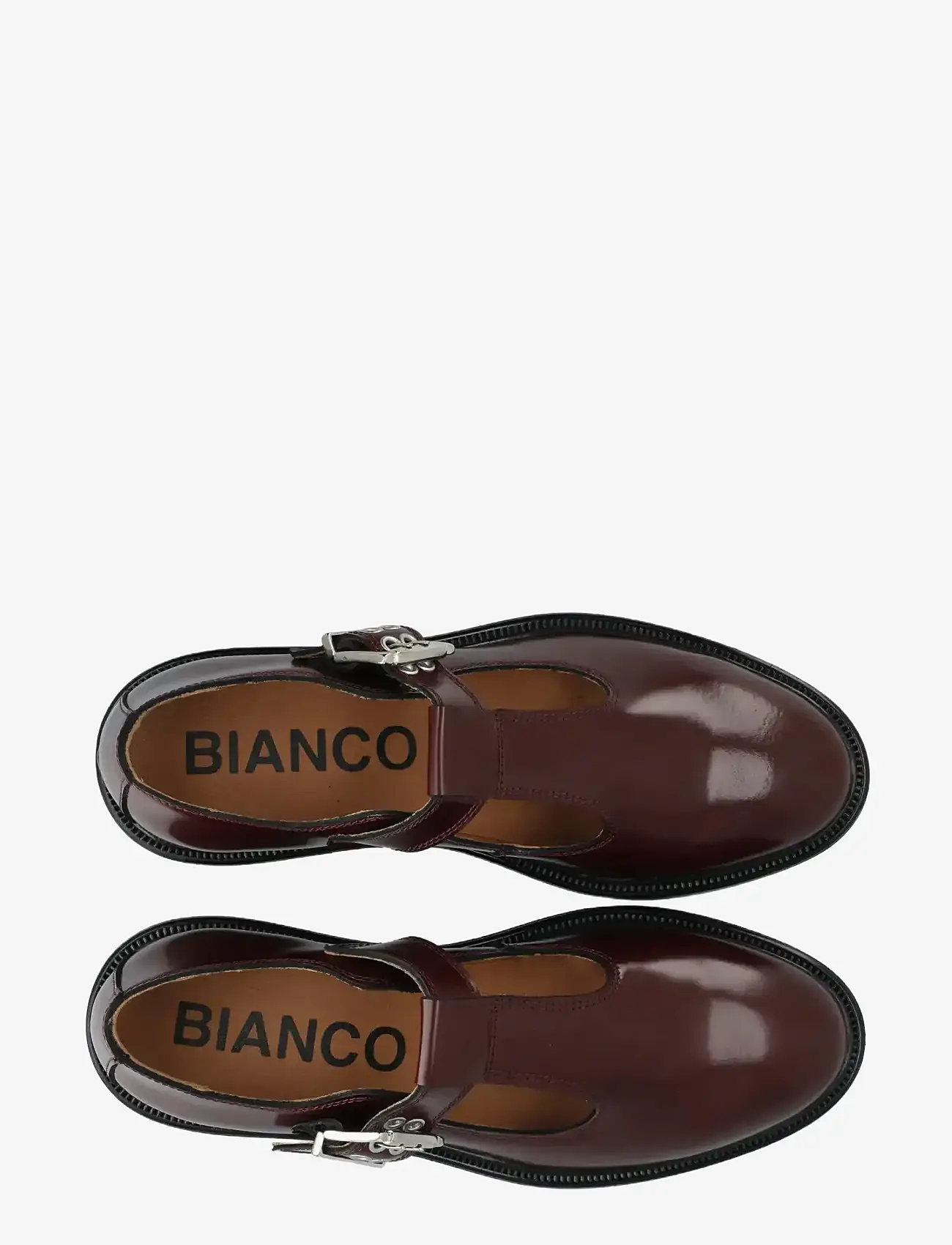 Bianco - BIAADDA T-Strap Mary Jane Polido - speciella tillfällen - burgundy - 4