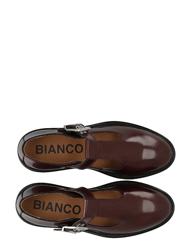 Bianco - BIAADDA T-Strap Mary Jane Polido - særlige begivenheder - burgundy - 4