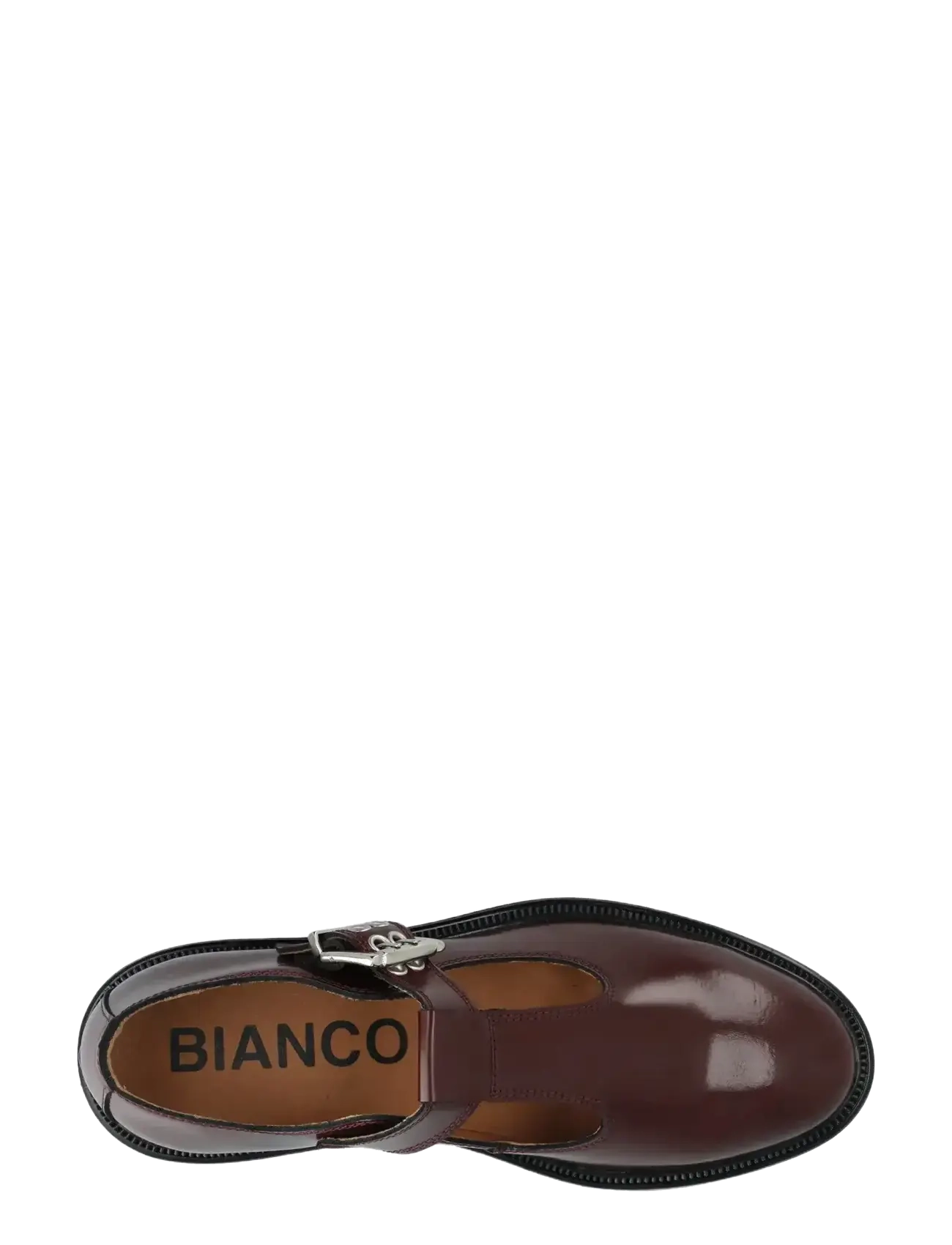 Bianco - BIAADDA T-Strap Mary Jane Polido - ypatingos progos - burgundy - 5