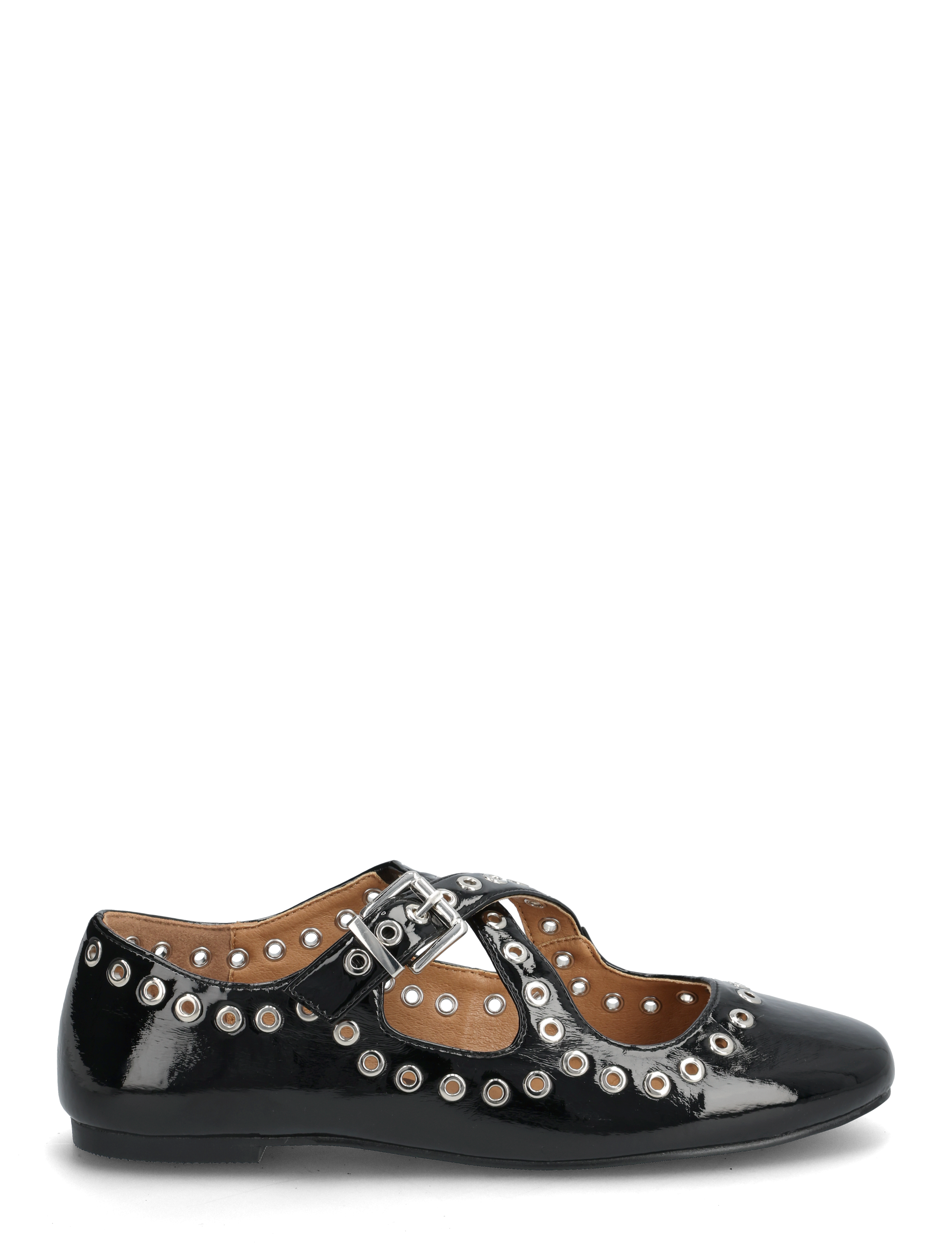 Bialilja Cross Mary Jane Studded Faux Leather 2
