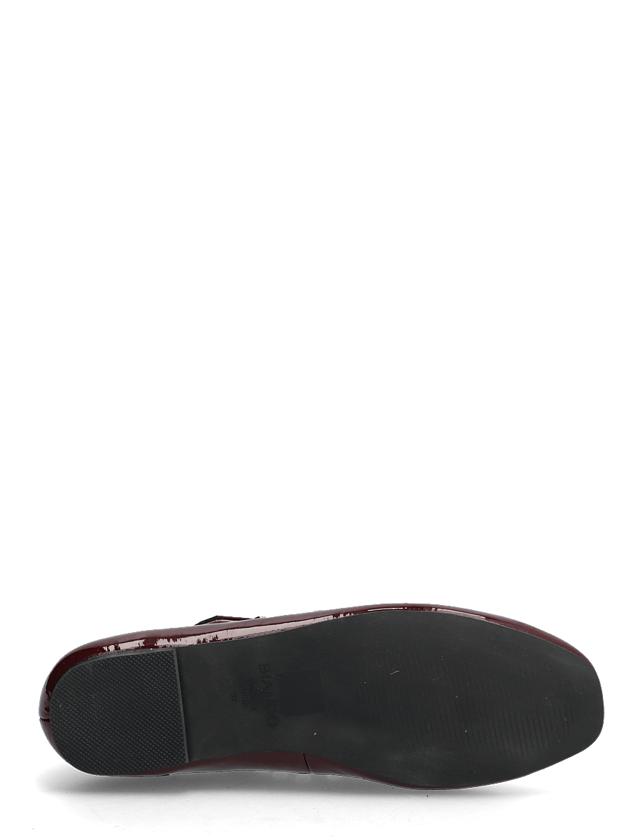 Bianco - BIALILJA Cross Mary Jane Studded Faux Leather - særlige begivenheder - burgundy patent - 4