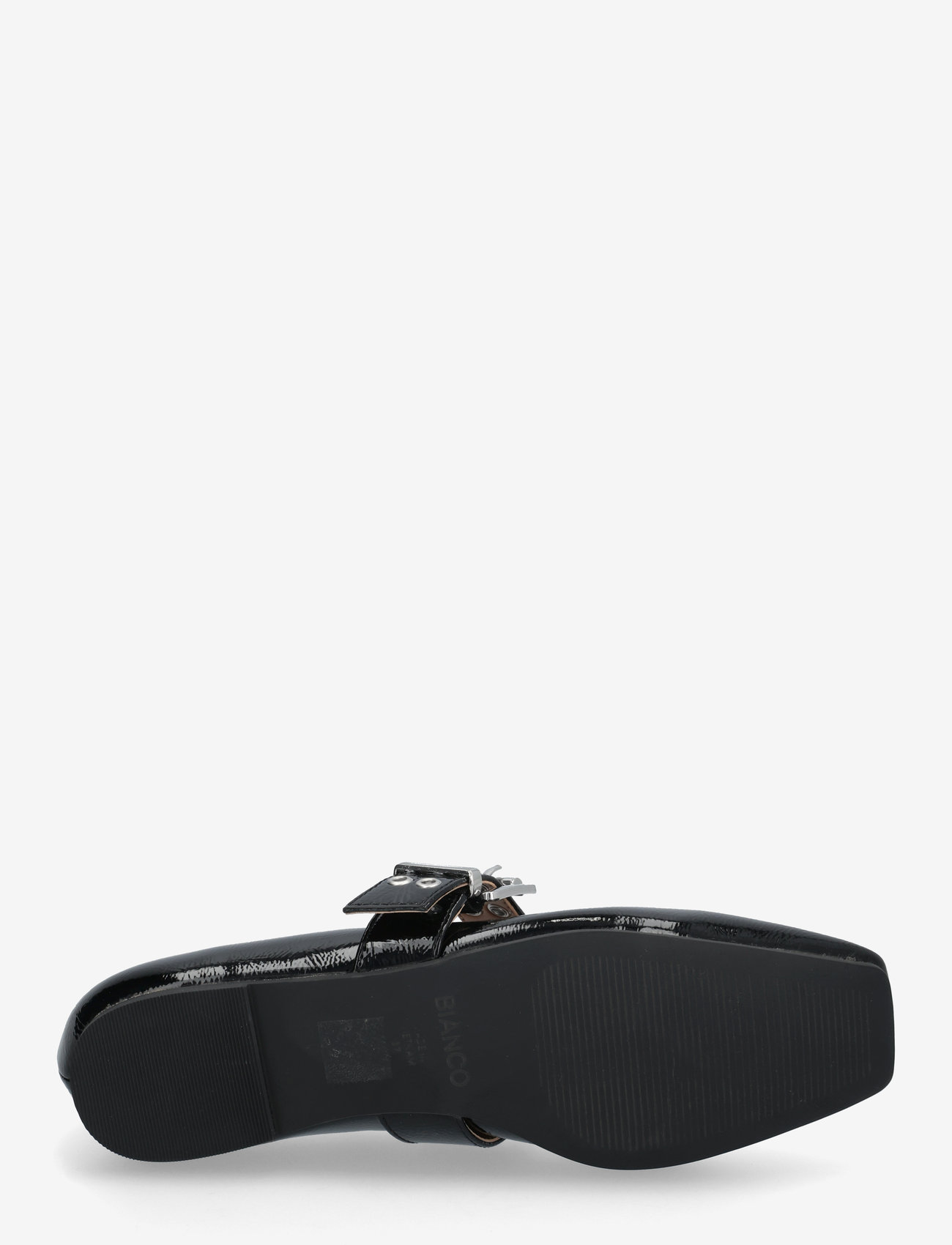 Bianco - BIAROSE Karré Mary Jane Flat Faux Leather - speciella tillfällen - black patent - 5