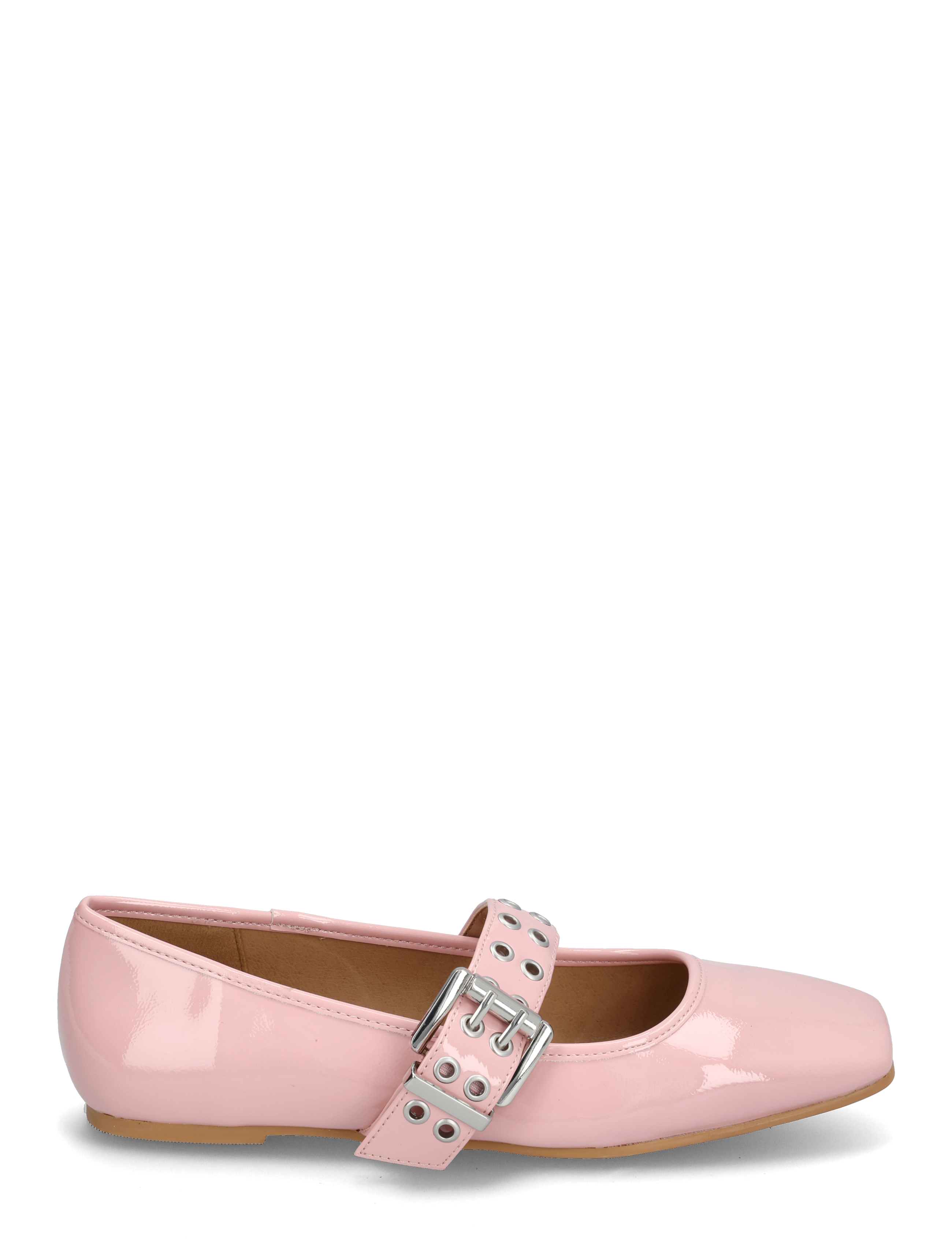 Bianco - BIAROSE Karré Mary Jane Flat Faux Leather - særlige begivenheder - dusty pink - 2