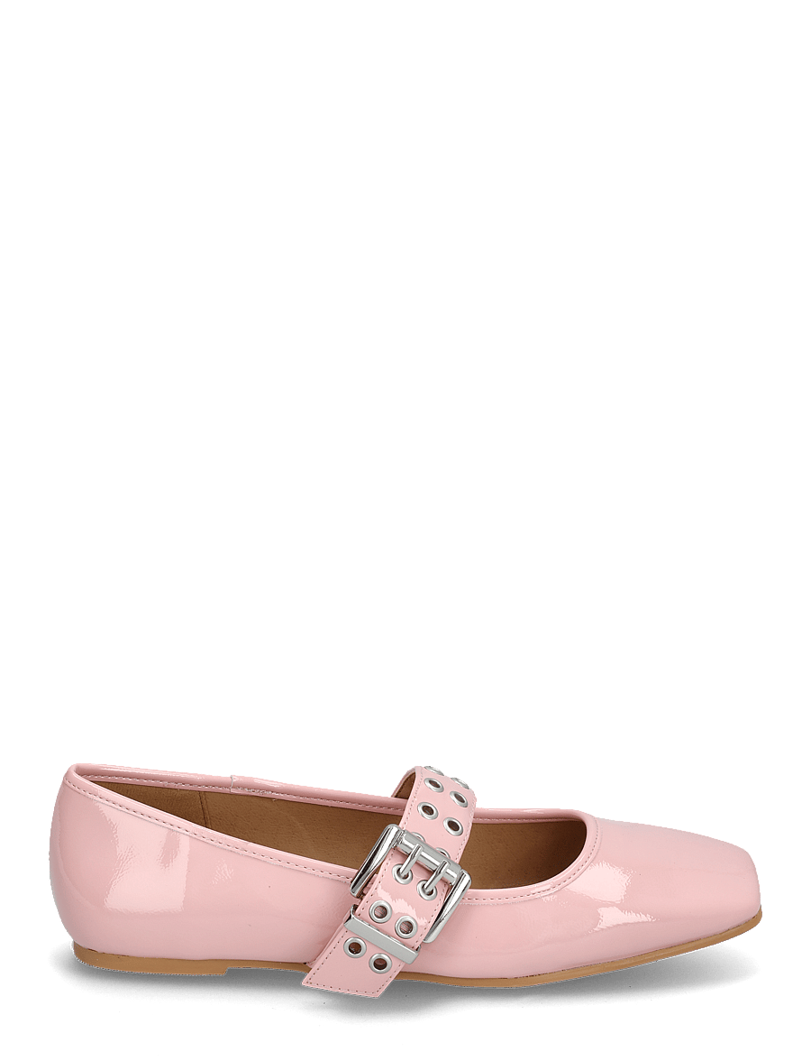 Bianco - BIAROSE Karré Mary Jane Flat Faux Leather - besondere anlässe - dusty pink - 2
