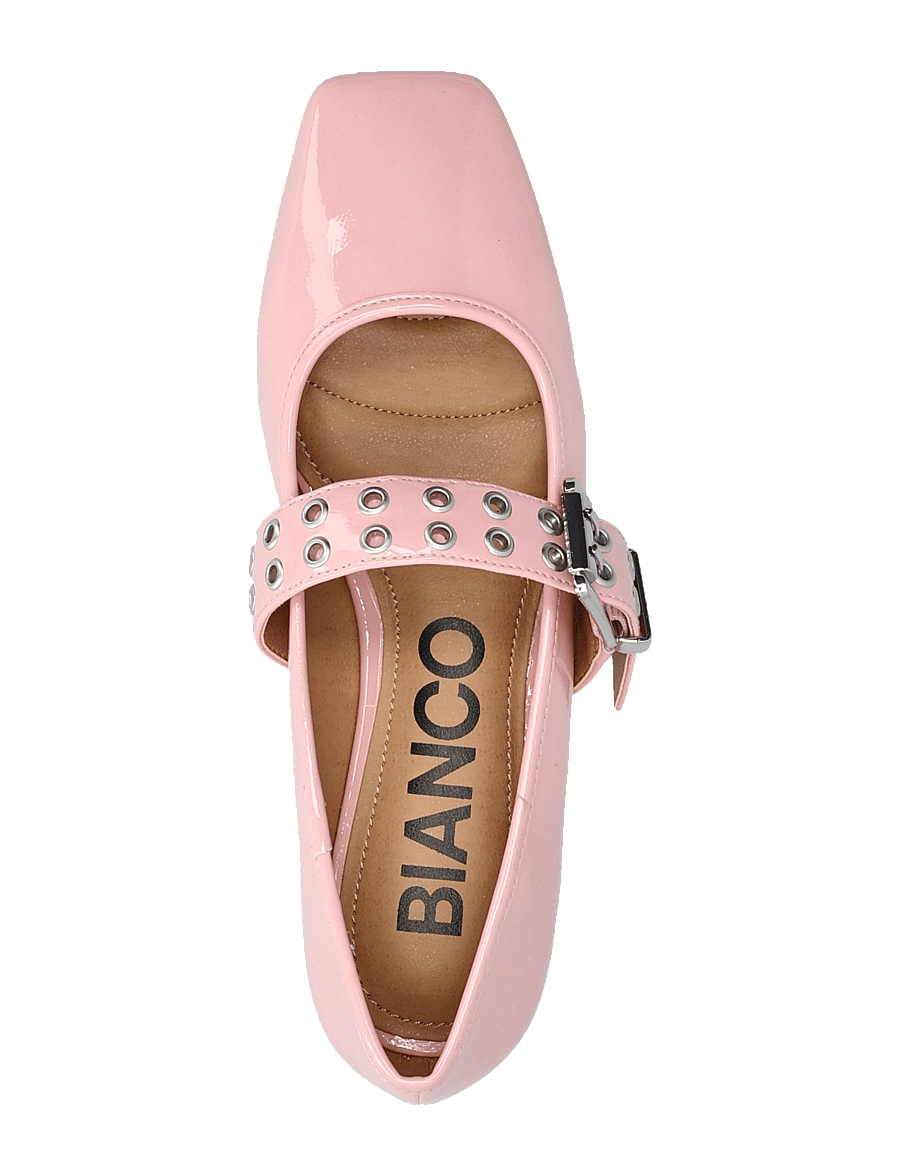 Bianco - BIAROSE Karré Mary Jane Flat Faux Leather - besondere anlässe - dusty pink - 4