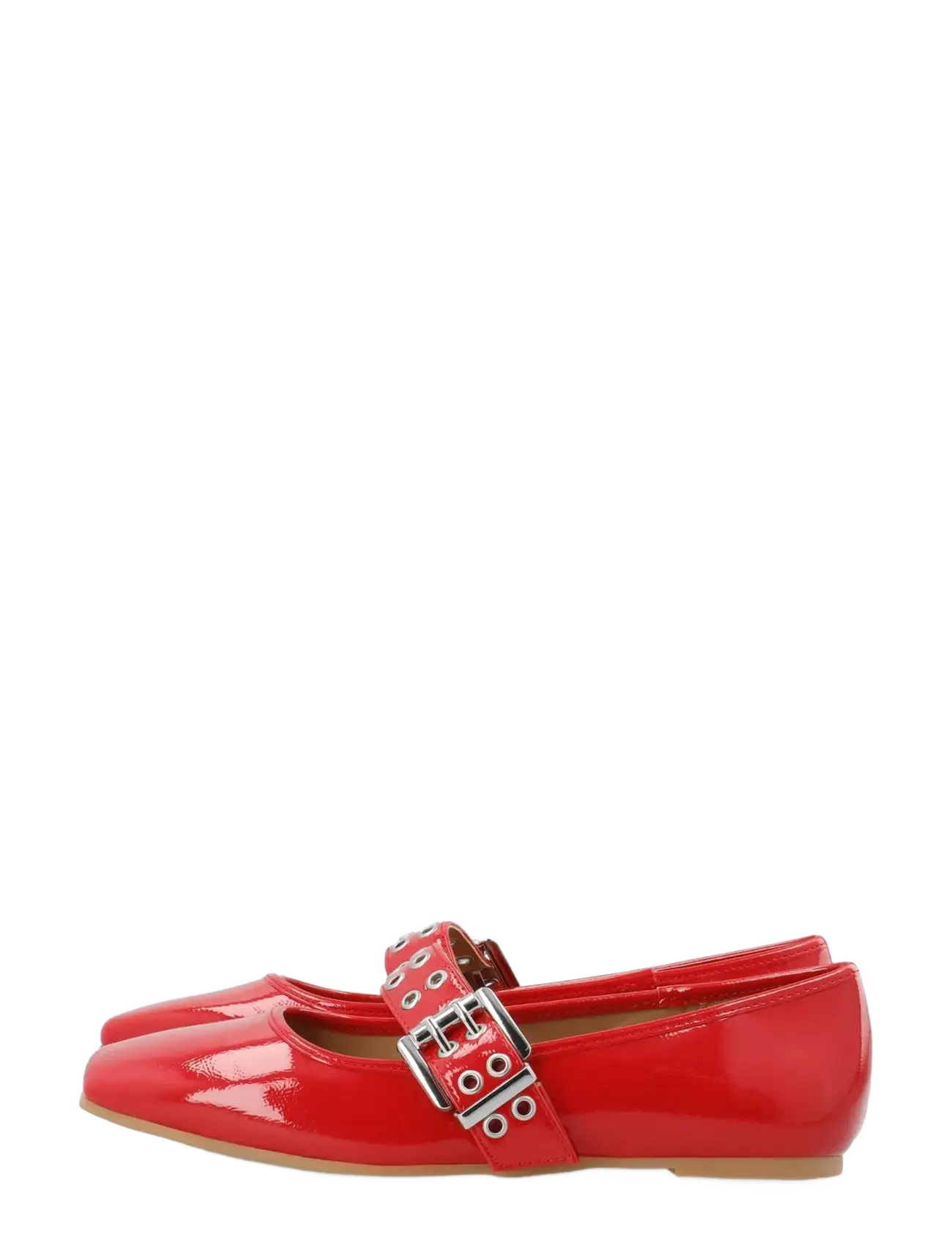 Bianco - BIAROSE Karré Mary Jane Flat Faux Leather - besondere anlässe - red patent - 5