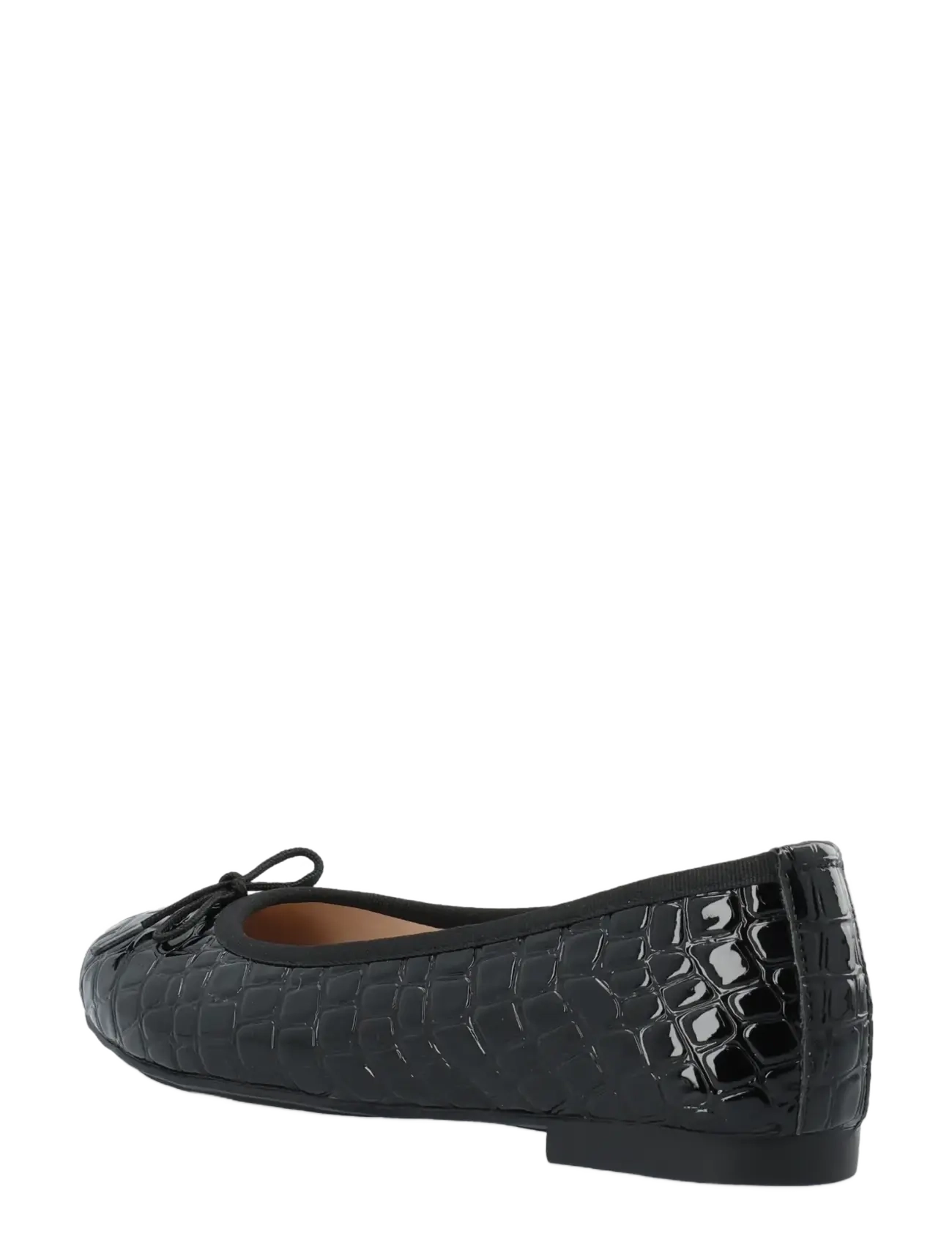 Bianco - BIAMADISON Ballerina Croco Patent - særlige begivenheder - black croco patent - 2