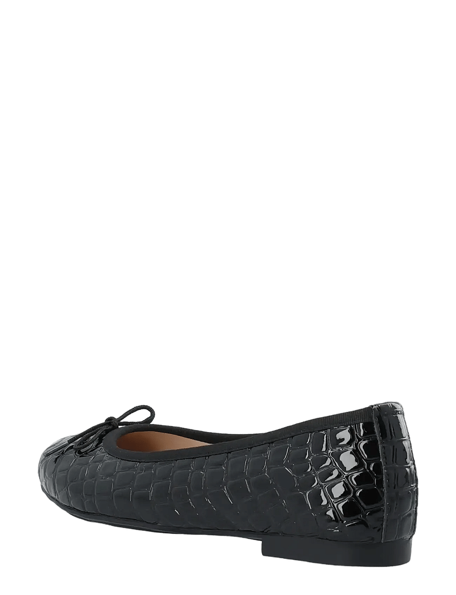 Bianco - BIAMADISON Ballerina Croco Patent - særlige begivenheder - black croco patent - 2